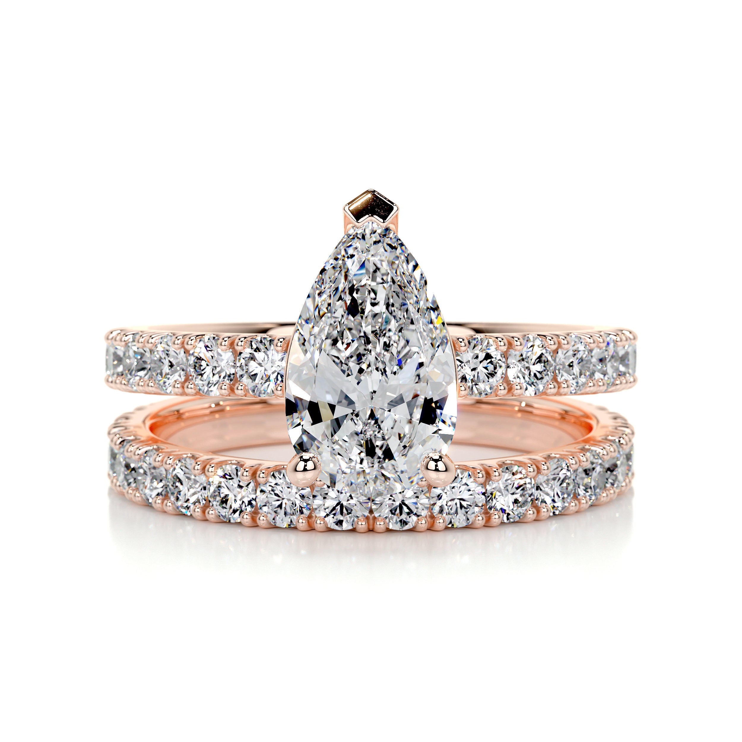 Hailey Diamond Bridal Set -14K Rose Gold、mySite、hinf8tx79