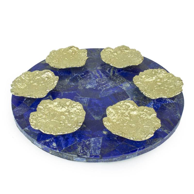 Lapis and Gold Seder Plate、mySite、topwebapps