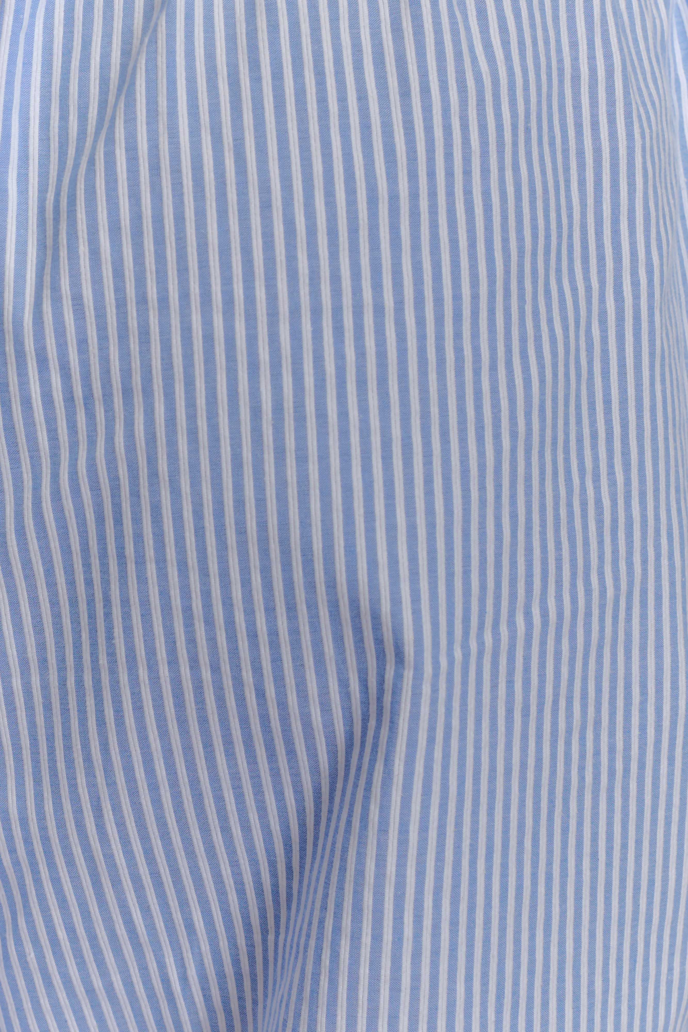 Hansen Wide Leg Pants - Blue Pinstripe、mySite、solidvoid