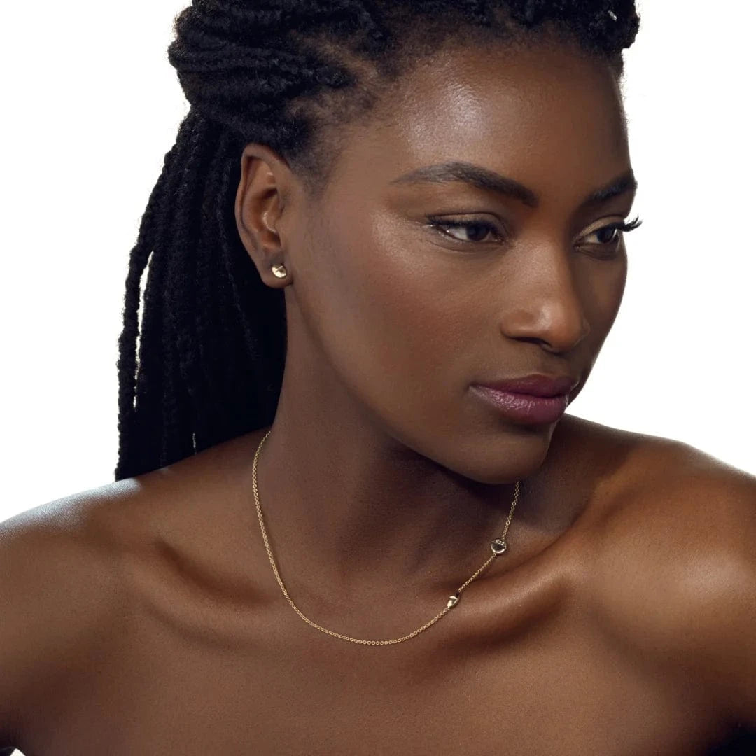 The Benzo Necklace by Mad Fine - 14k Solid Gold or Sterling Silver、mySite、topwebapps