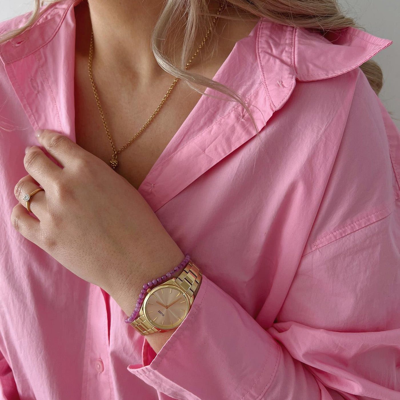 Féroce Petite Watch Steel, Full Gold Colour、mySite、botmansion