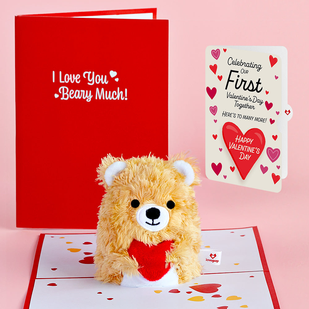 You're The Beary Best Our First Valentine Together Plushpop Card and Sentiment Set、mySite、solidvoid