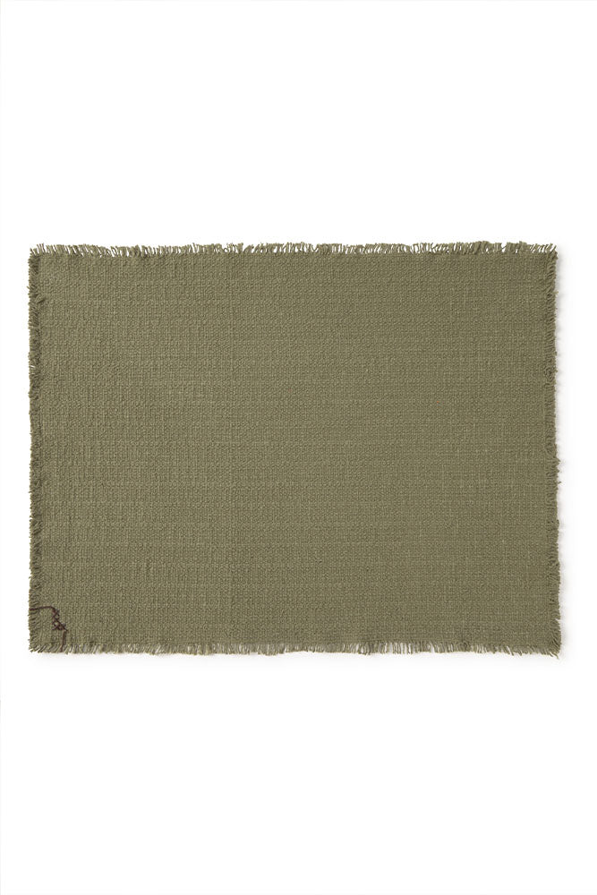 Handloom Placemat Kaki, Set of 4、mySite、gigharbornorthrealestate