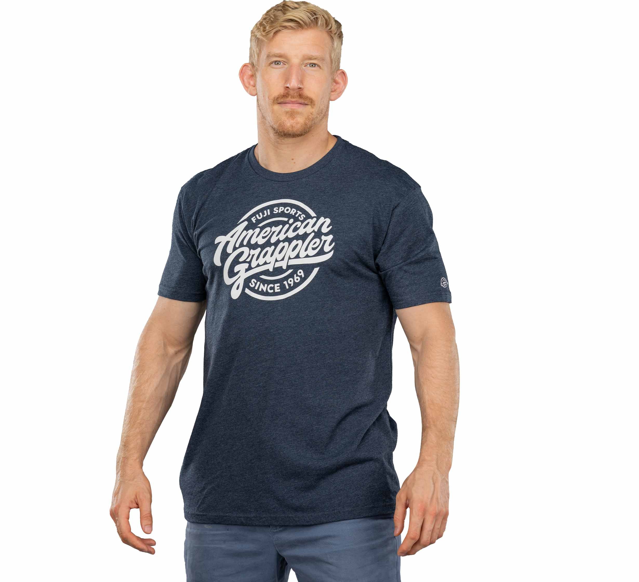 American Grappler T-Shirt Navy、mySite、gigharbornorthrealestate