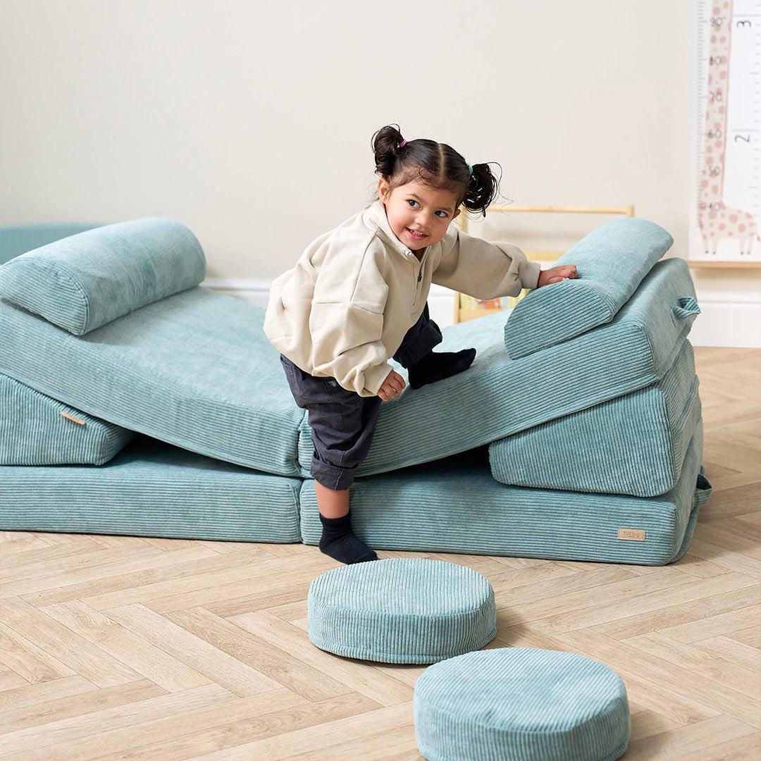  Tutti Bambini Playrama Montessori Kids Play Sofa - Ocean Stone、mySite、merchandisen