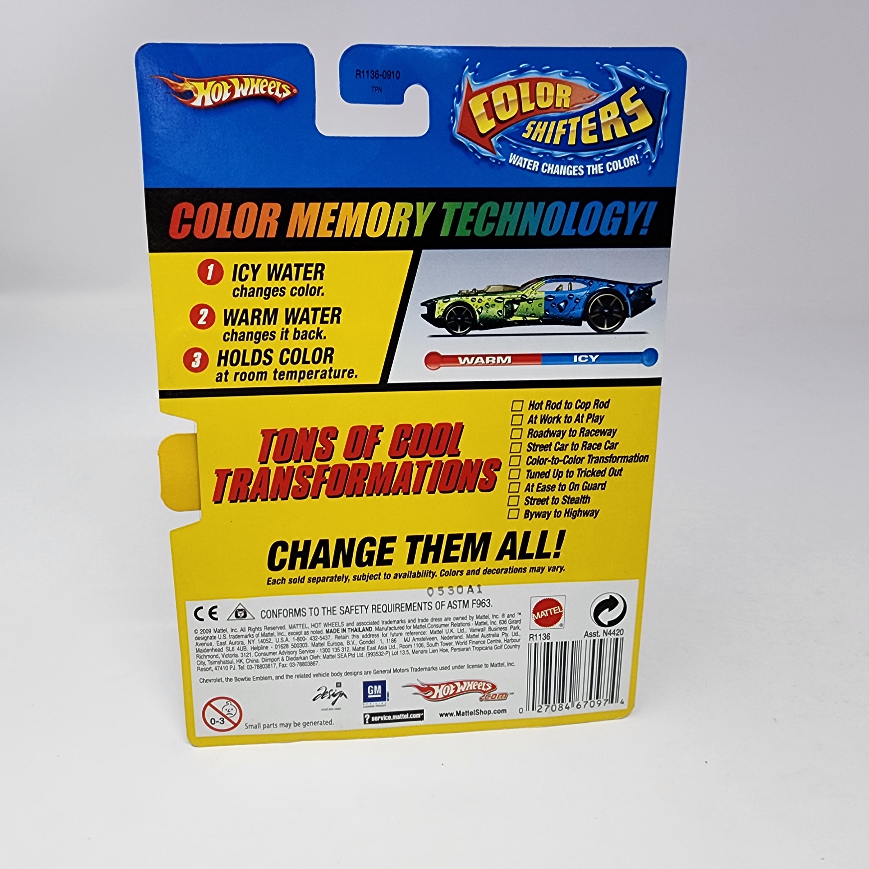 '67 Chevy Camaro * Hot Wheels Color Shifters、mySite、hgirdovlk