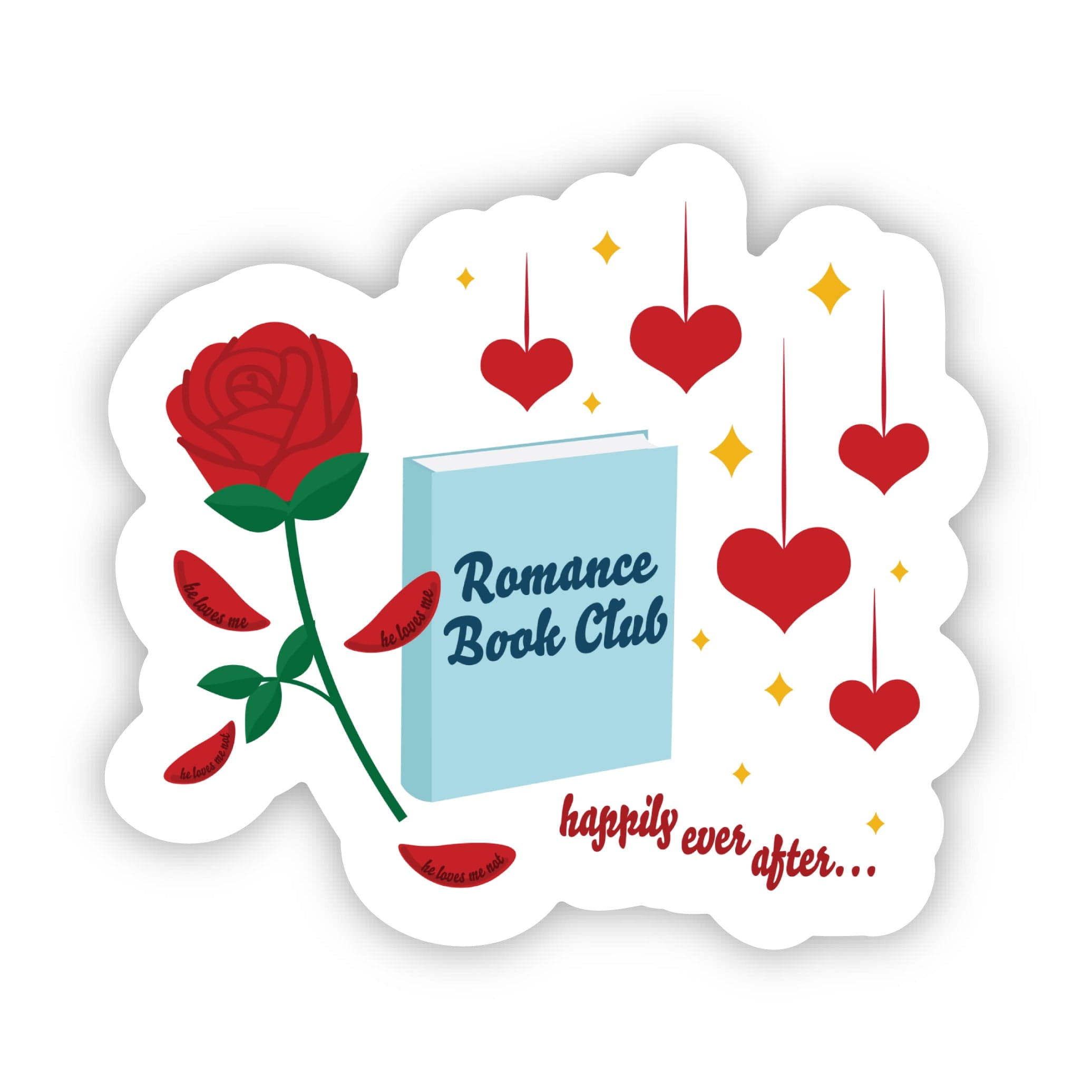  Romance Book Club Sticker、mySite、ghnorth