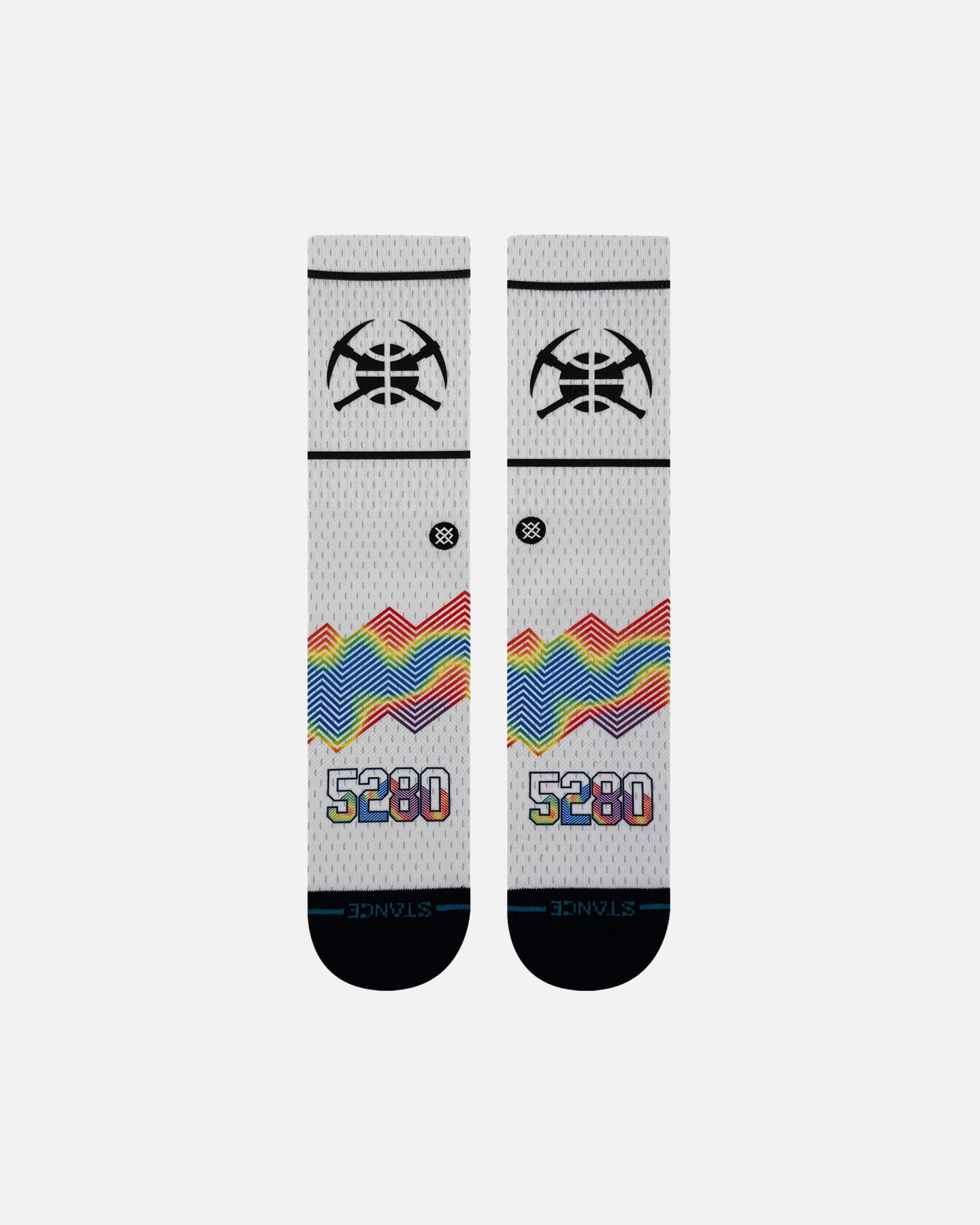 Stance X NBA Denver Nuggets 2025 City Edition Crew Socks Official Team Colour、mySite、zt4zffjzw