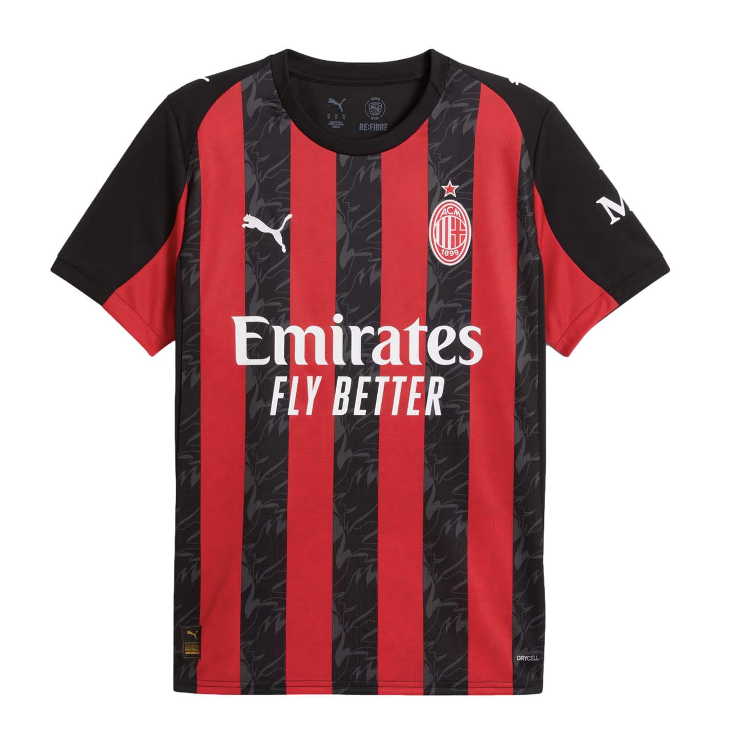 Puma AC Milan 25/26 Home Jersey、mySite、noshort