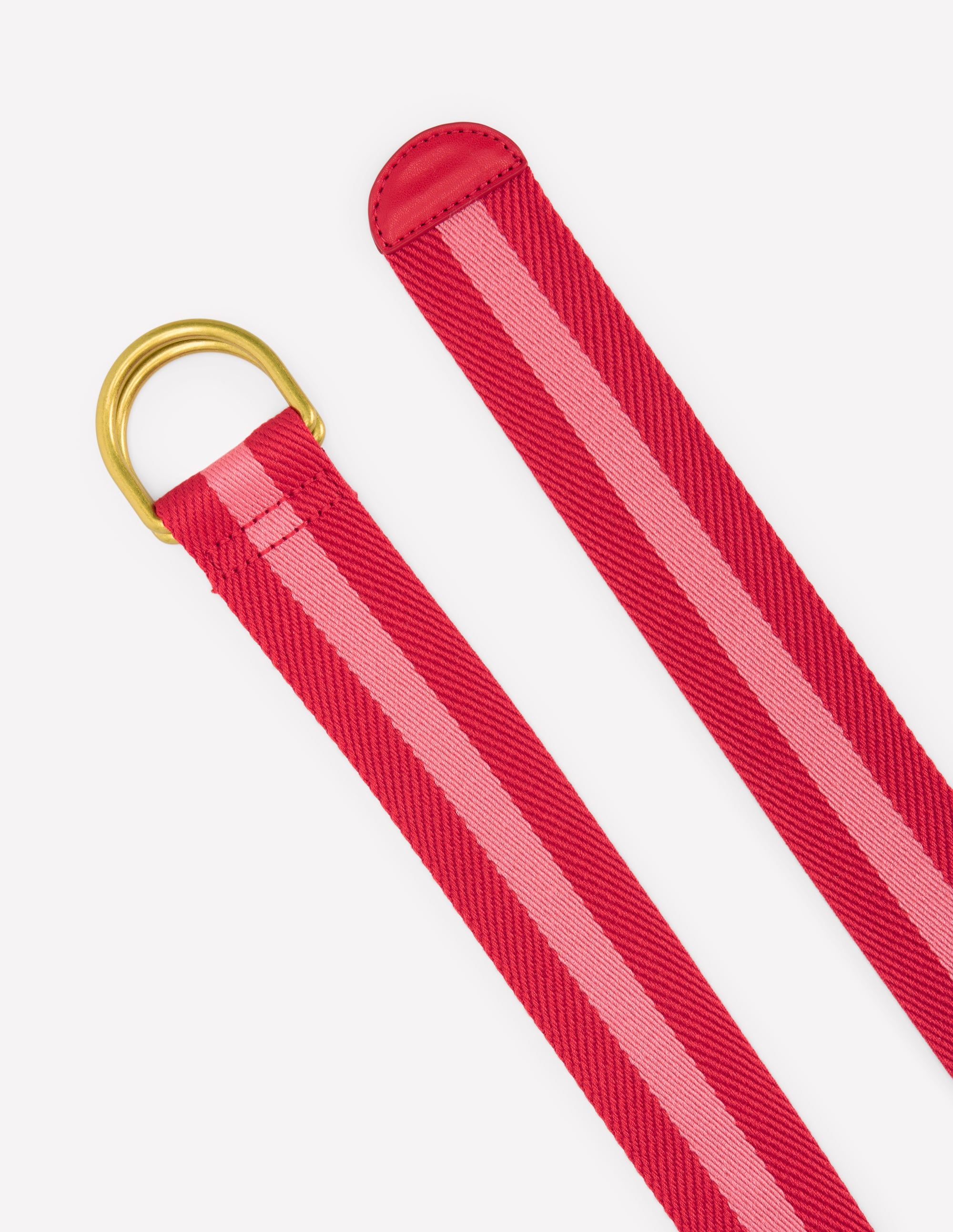  Webbing D-Ring Belt-Red and Pink、mySite、ashleygrahame