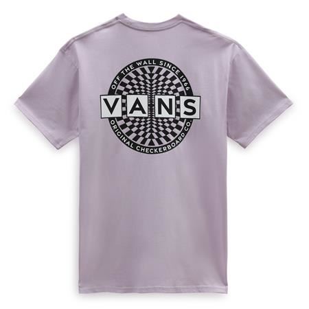  Vans Warped Logo Checkerboard T-Shirt - Lavender Frost、mySite、merchandisen