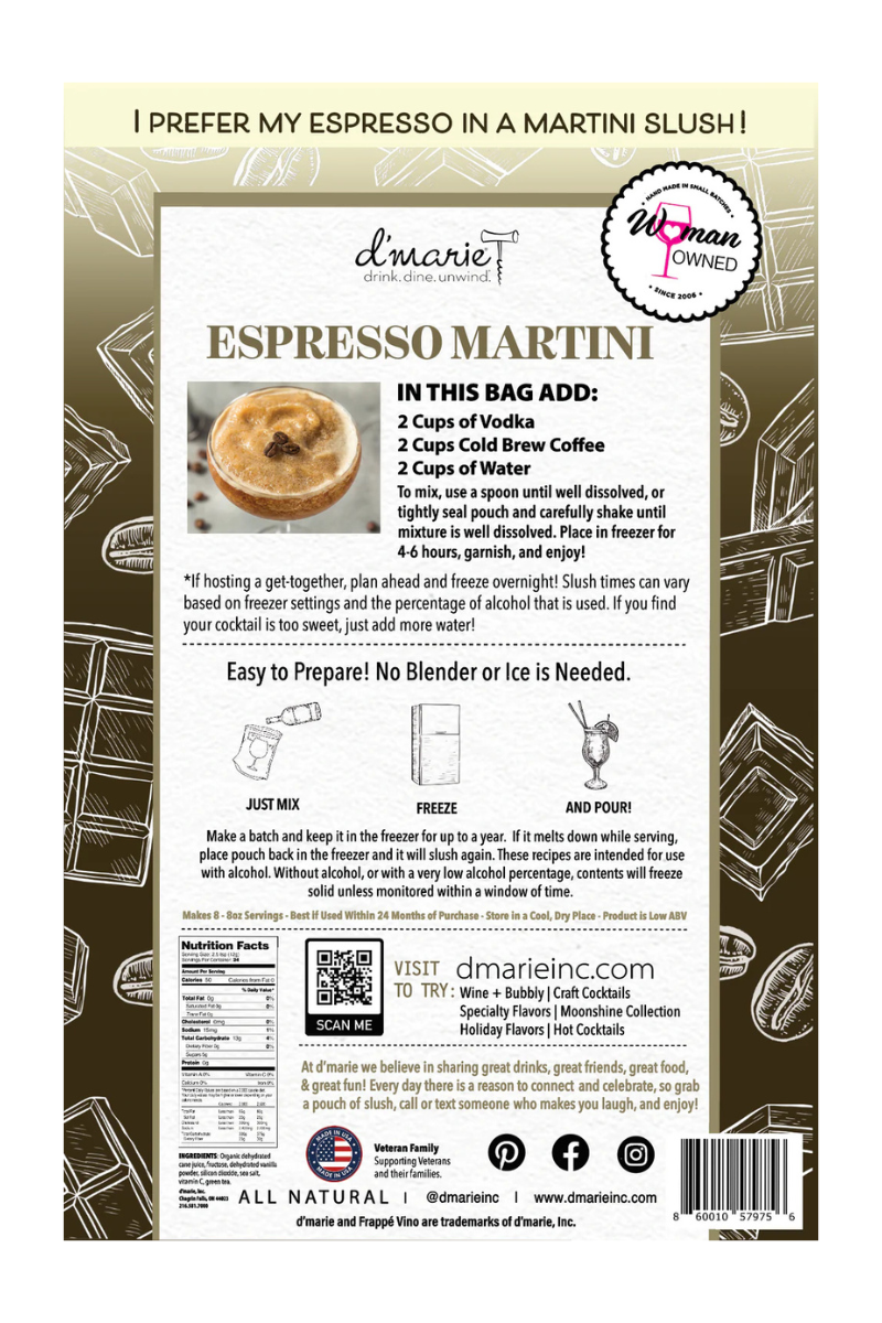 Espresso Martini Cocktail Slush Mix、mySite、hinf8tx79