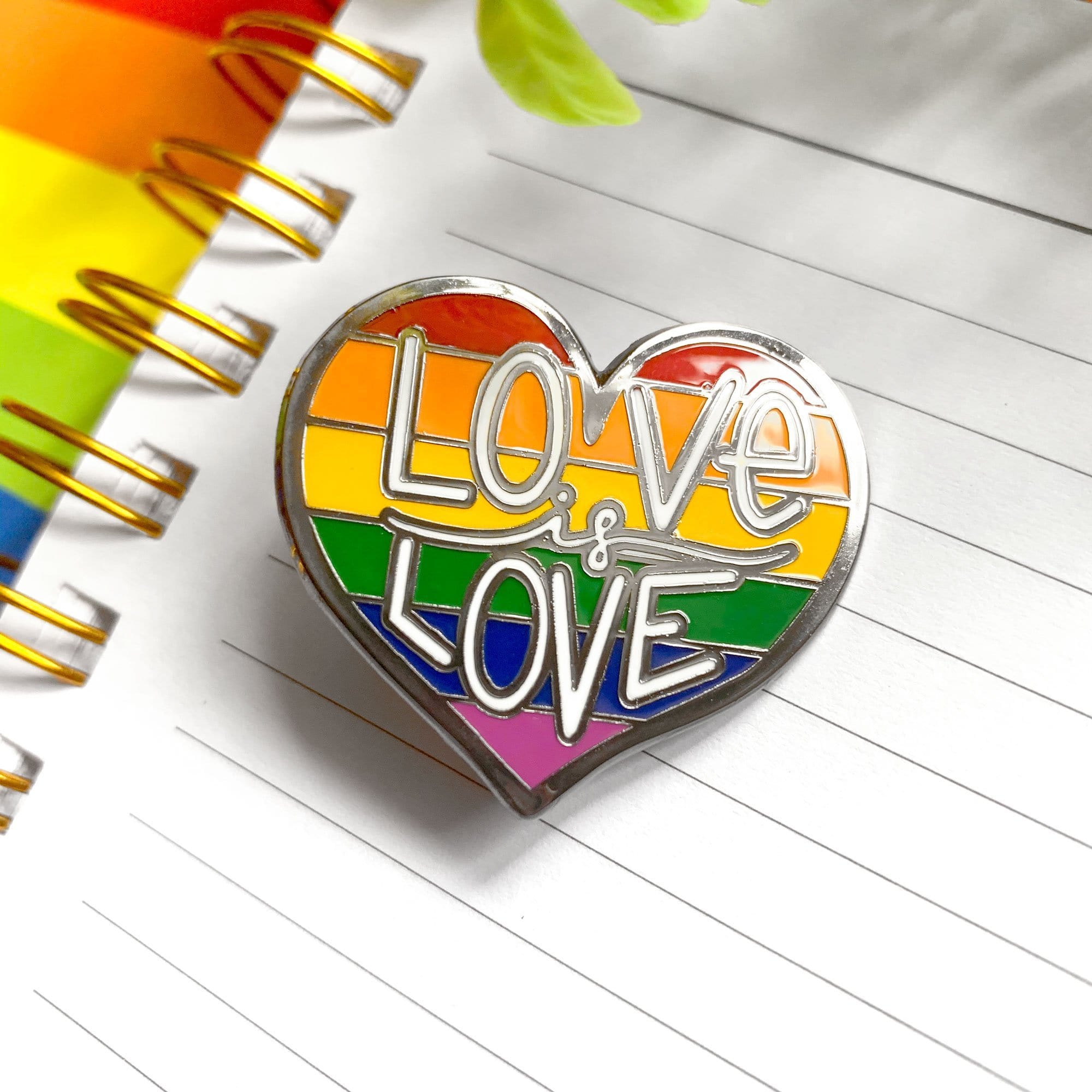 Lapel Pin - Love is Love Enamel、mySite、ghnorth