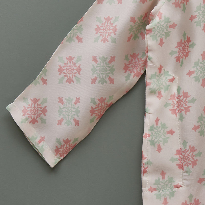 Silk Kurta Set | Printed | Multicolour、mySite、camillekostekn