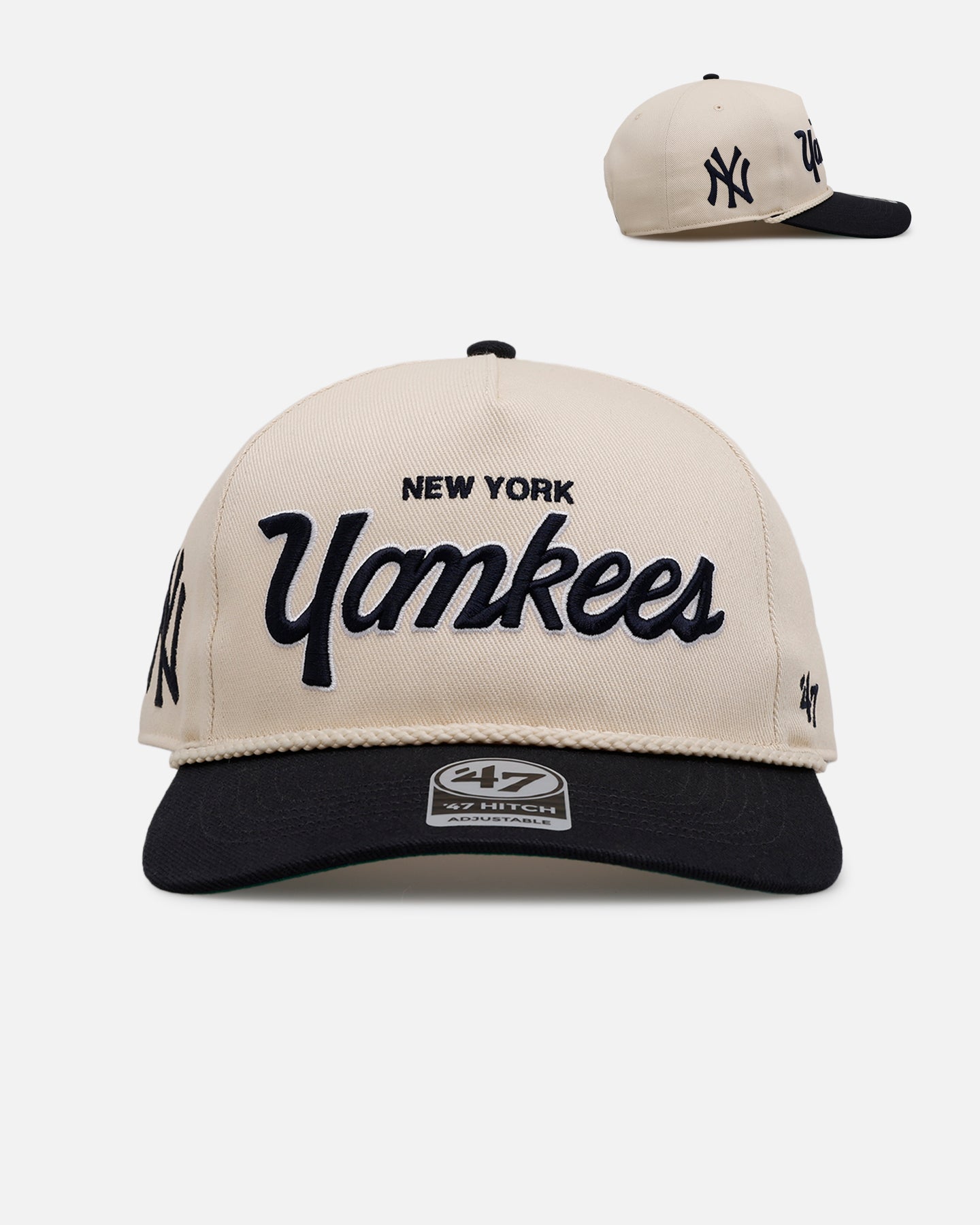 47 Brand New York Yankees 'MLB Opening Day' Script Hitch Snapback Natural、mySite、zt4zffjzw