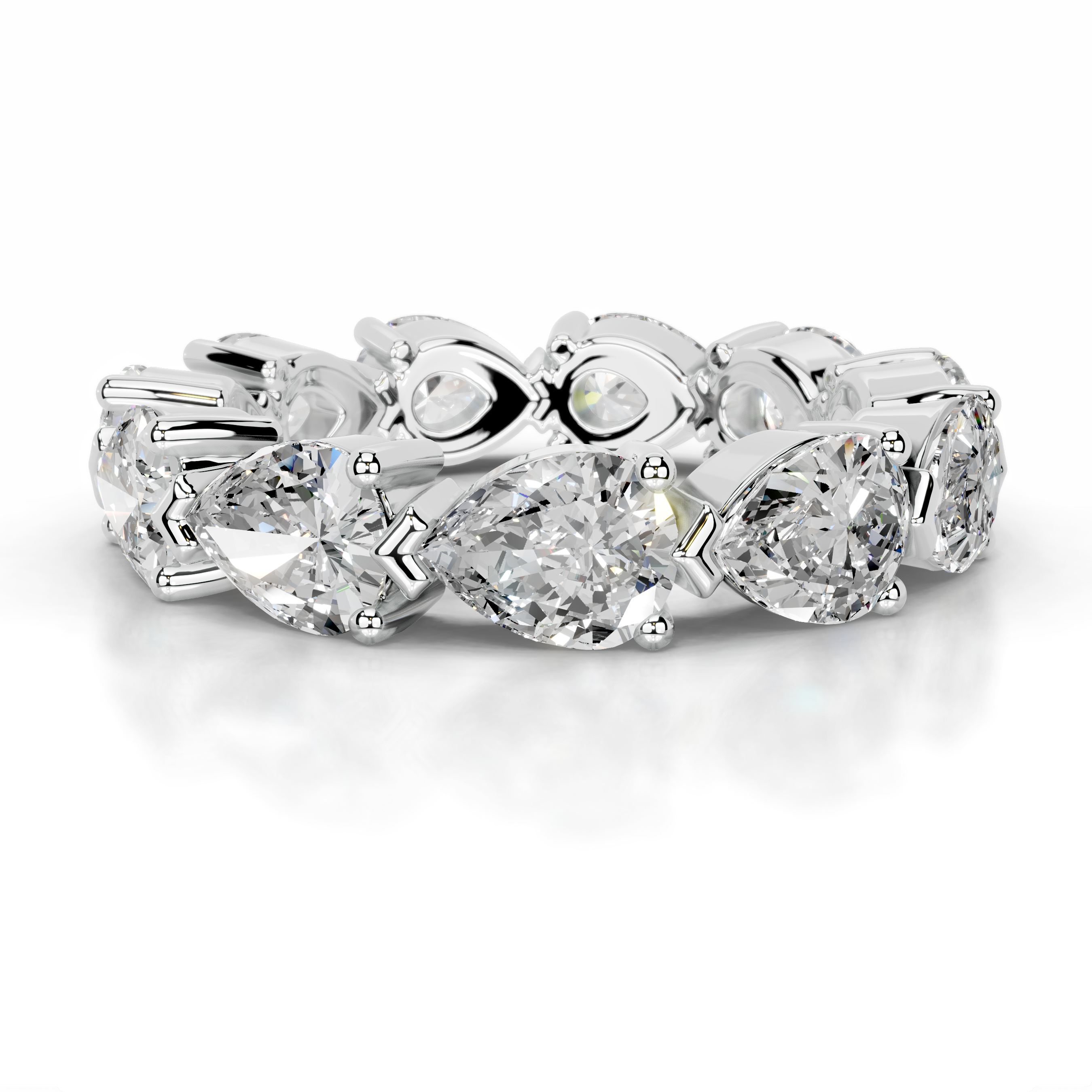 Tyrell Diamond Wedding Ring (4.50 Carat) -18K White Gold、mySite、hinf8tx79