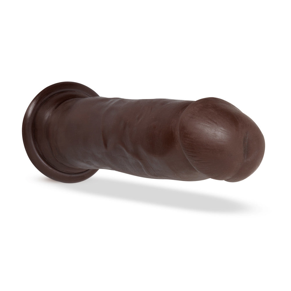Au Naturel By Blush® | Jackson Realistic Chocolate 9.5-Inch Long Dildo With Suction Cup Base、mySite、bottomscart