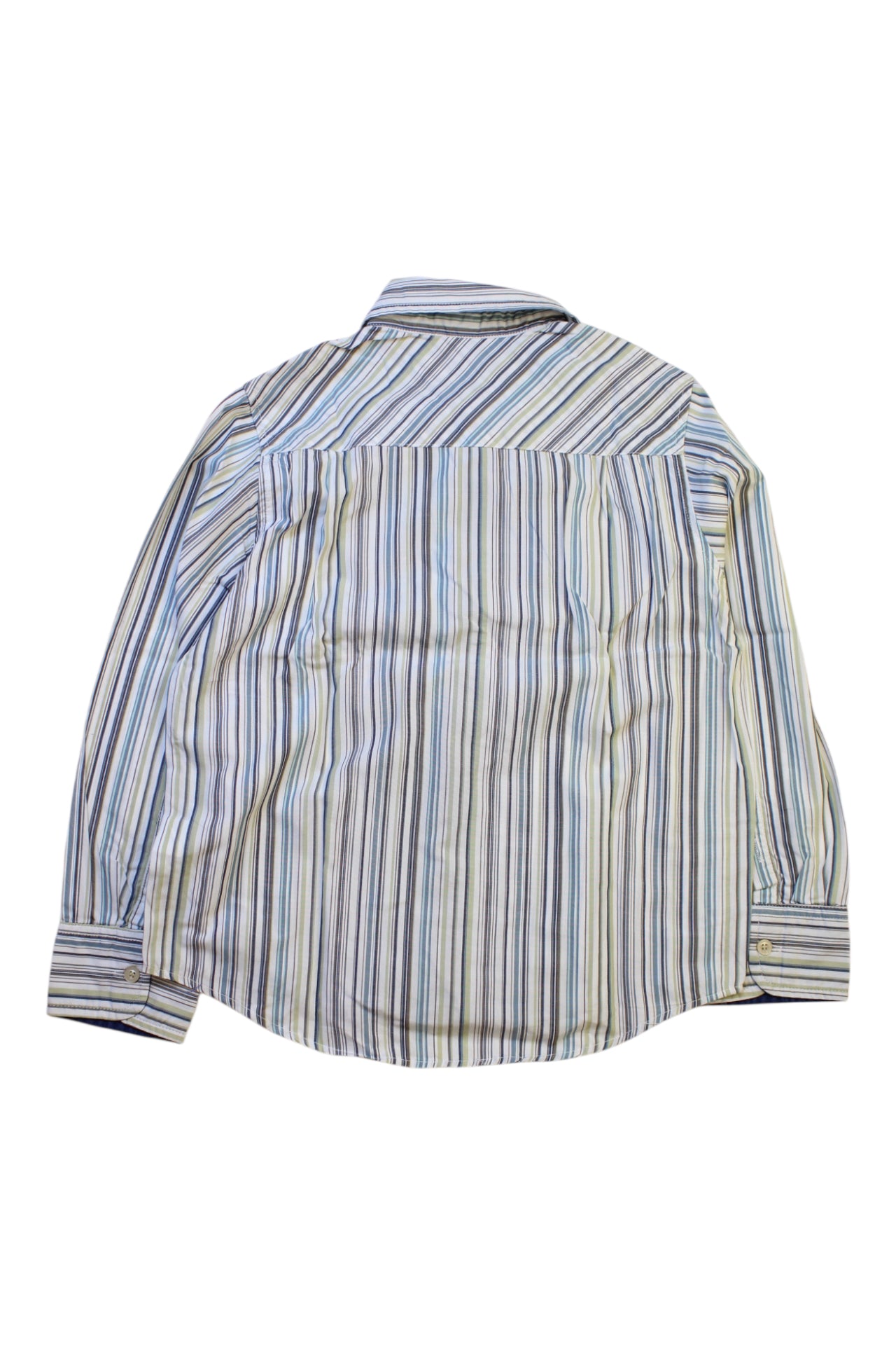 Little Mercerie Button-Down Striped Shirt 5T、mySite、g9winljtr
