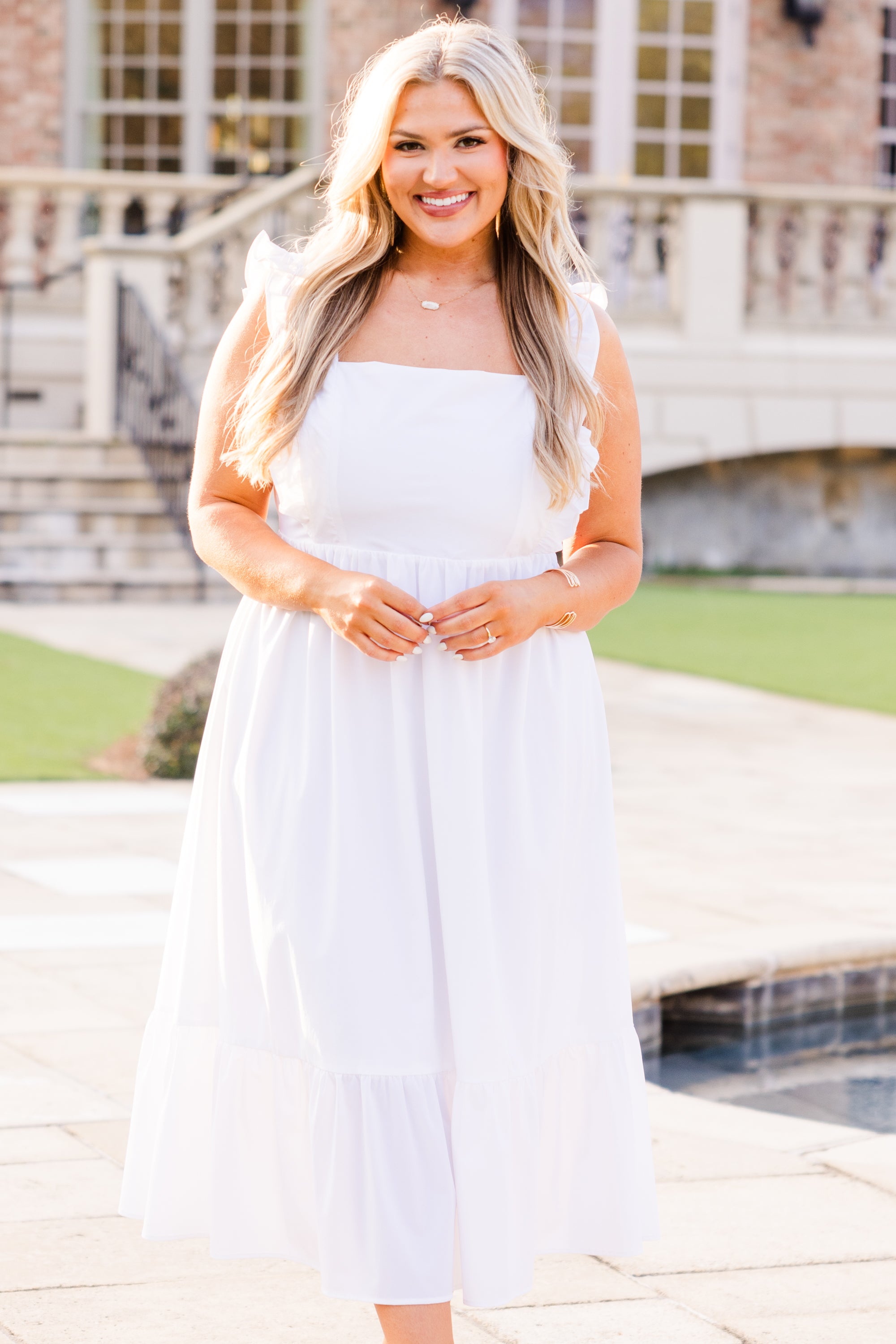  So This Is Love Dress, White、mySite、justintrudeaud