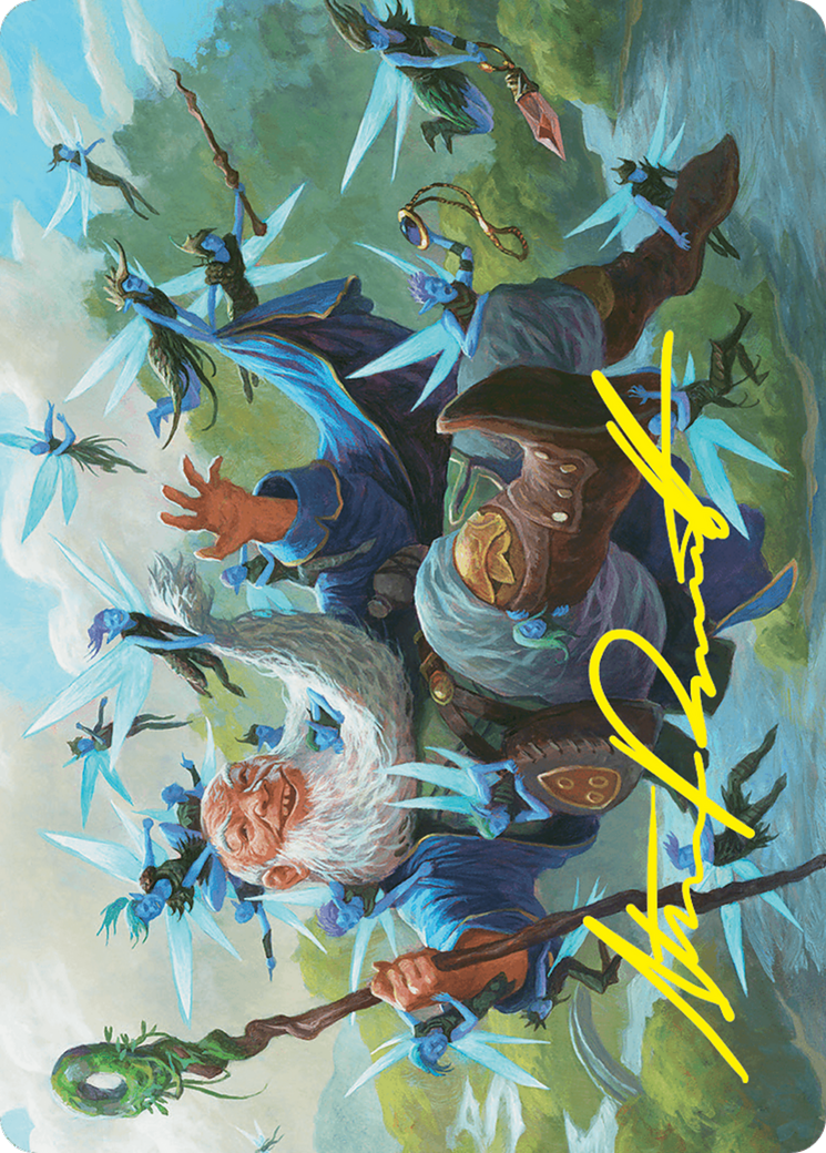 Mischievous Mystic Art Card (7/54) (Gold-Stamped Signature) Foundations Art Series、mySite、waistdrama