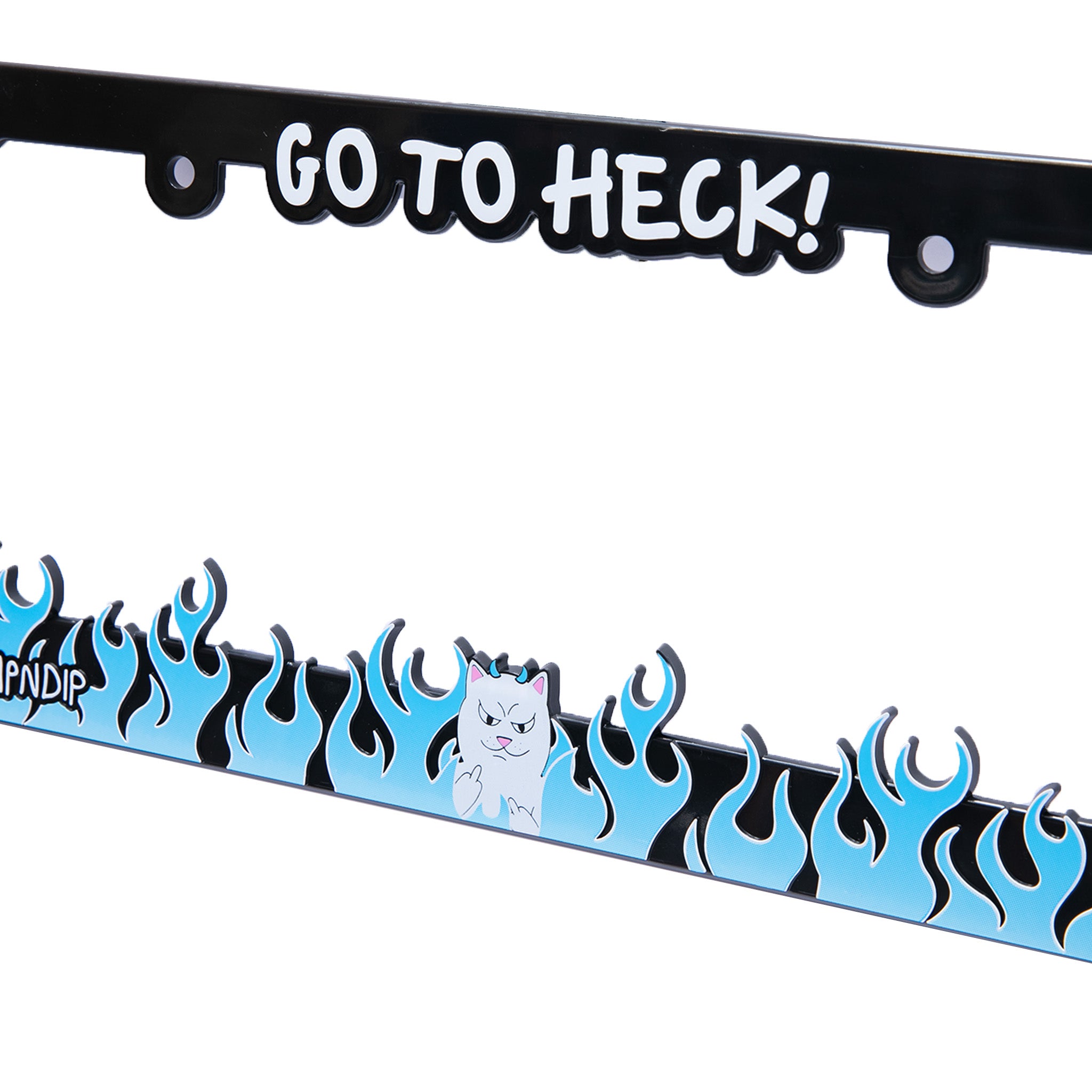  Go To Heck License Plate Frame (Blue)、mySite、merchandisen