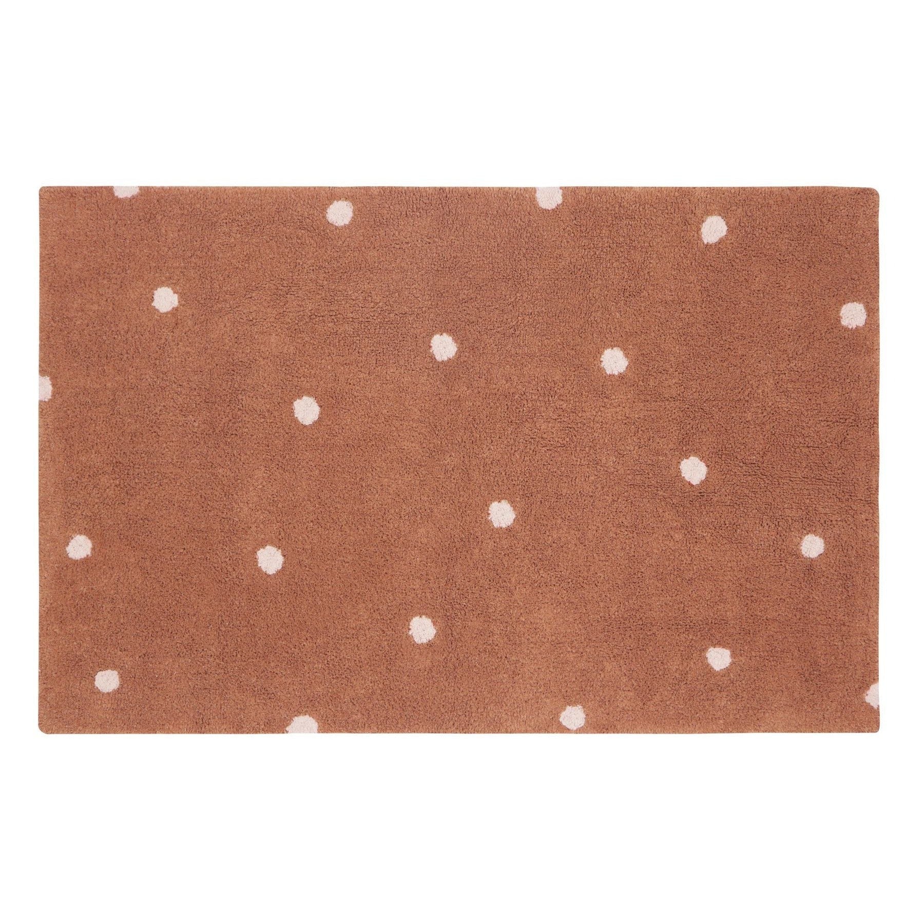 Mini Dot Chestnut Washable Rug、mySite、gigharbornorthrealestate