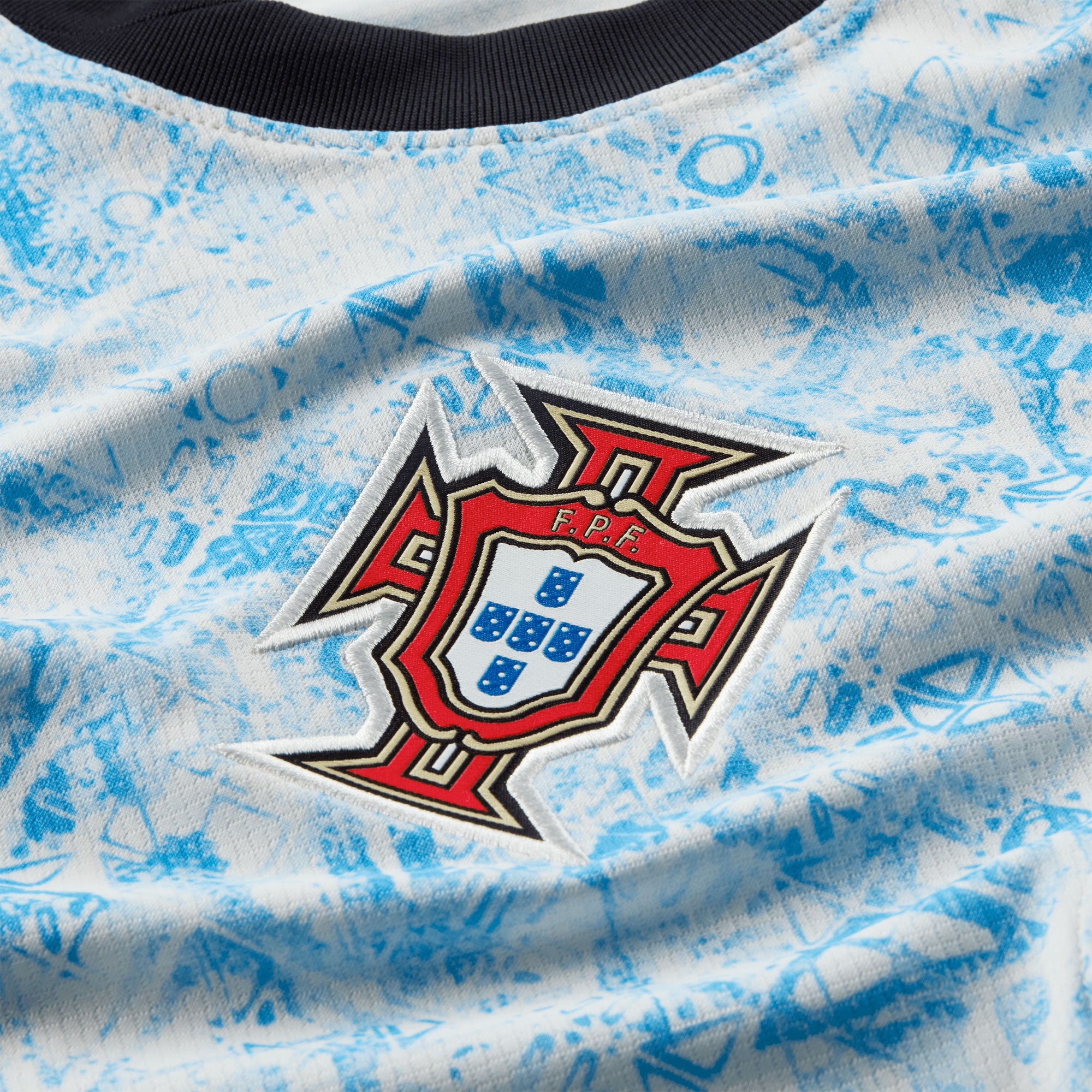 Nike Men's Portugal 2024/25 Away Jersey Sail/Blue、mySite、noshort
