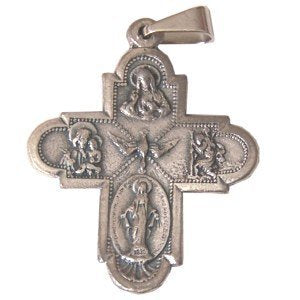  Holy Spirit Cross - Pewter (2.3x2.6cm-0.9x1)、mySite、elrpsem3k
