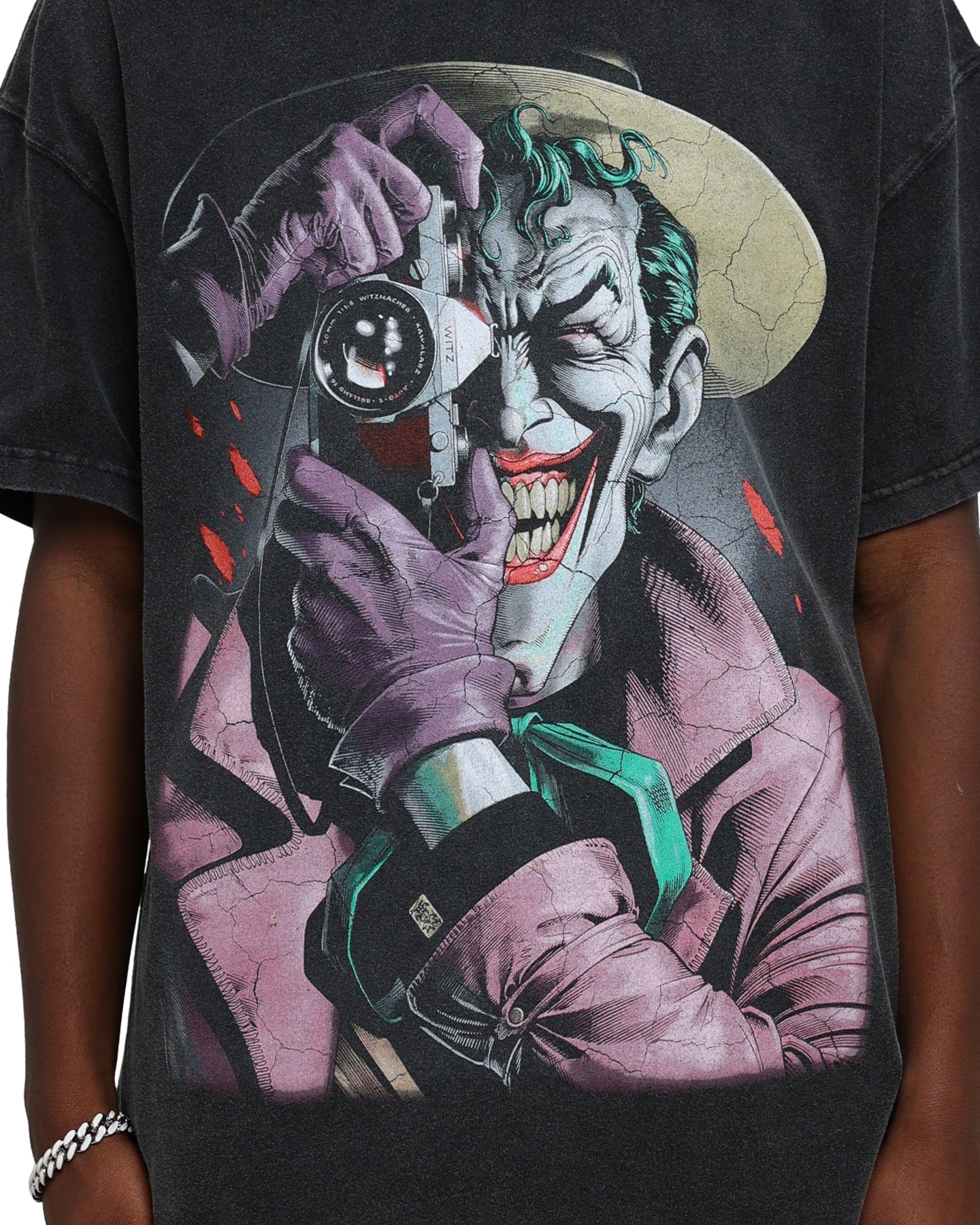 Goat Crew X DC Batman The Killing Joke Vintage T-Shirt Black Wash、mySite、zt4zffjzw