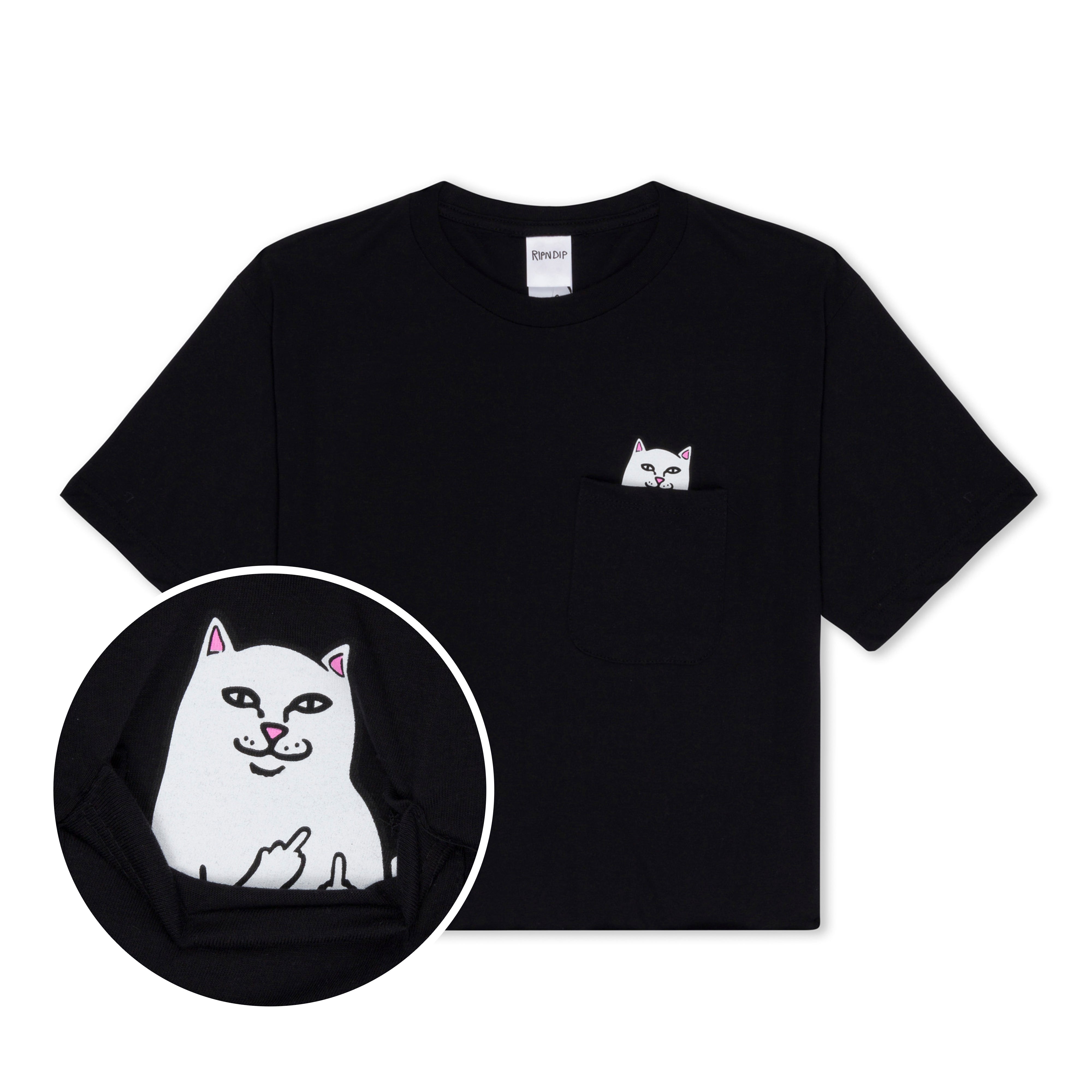  Lord Nermal Cropped Pocket Tee (Black)、mySite、merchandisen