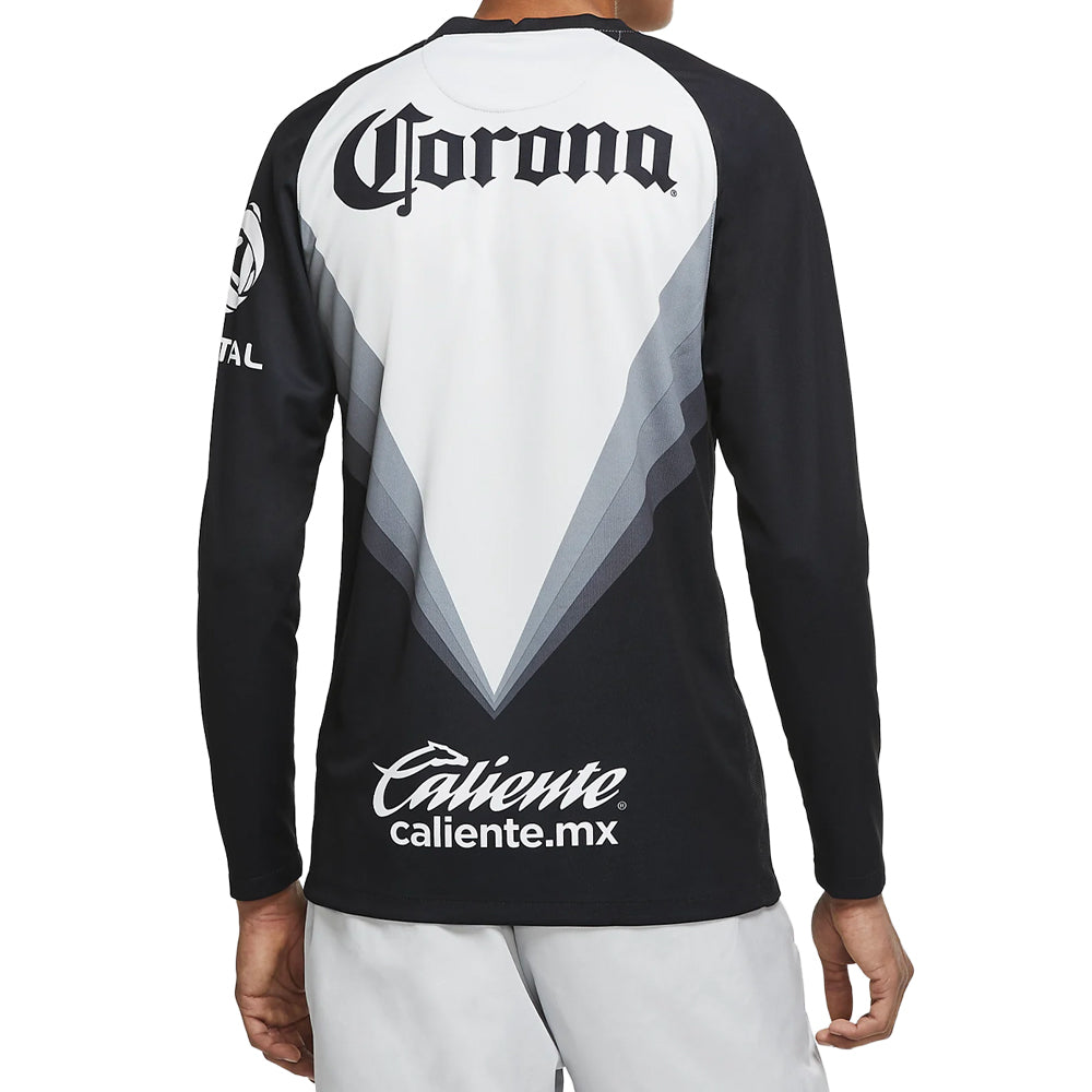 Nike Men's Club America 2020/21 Goalkeeper Jersey Black/White、mySite、noshort