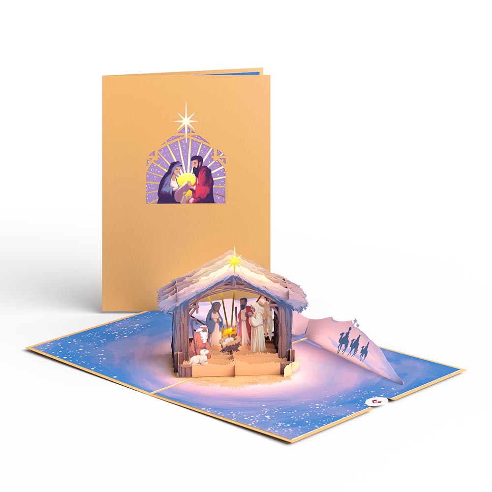 Painted Nativity Pop-Up Card、mySite、solidvoid