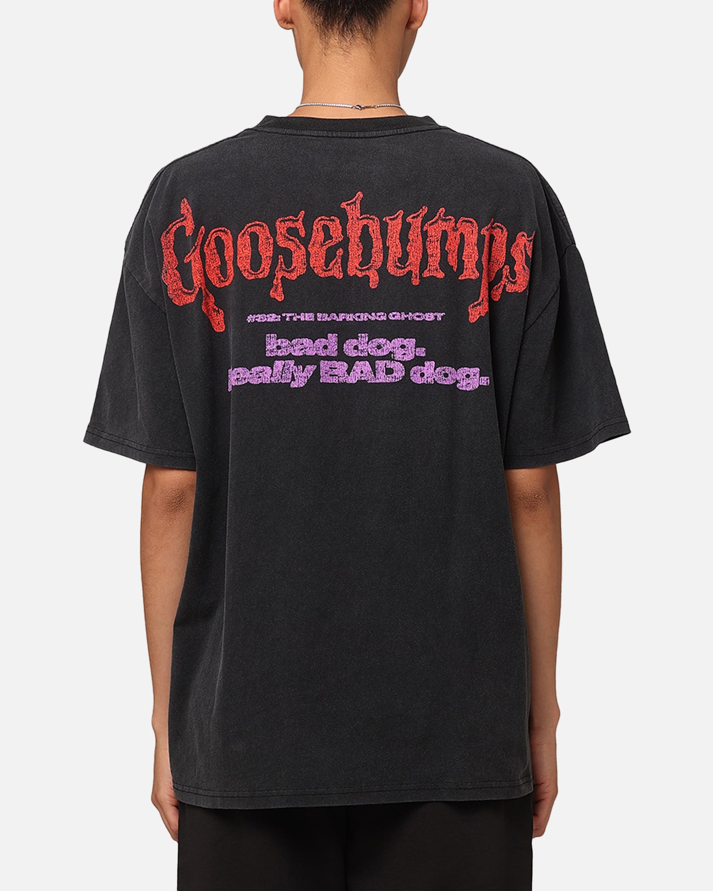 American Thrift X Goosebumps Barking Ghost Heavy T-Shirt Vintage Black、mySite、zt4zffjzw