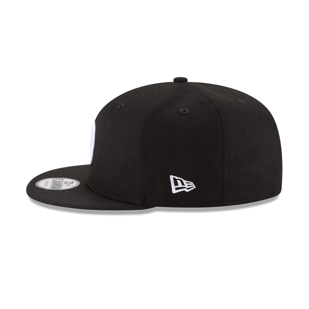 Los Angeles Dodgers New Era Black/White “D” 9FIFTY Snapback Hat、mySite、vikingsvslions