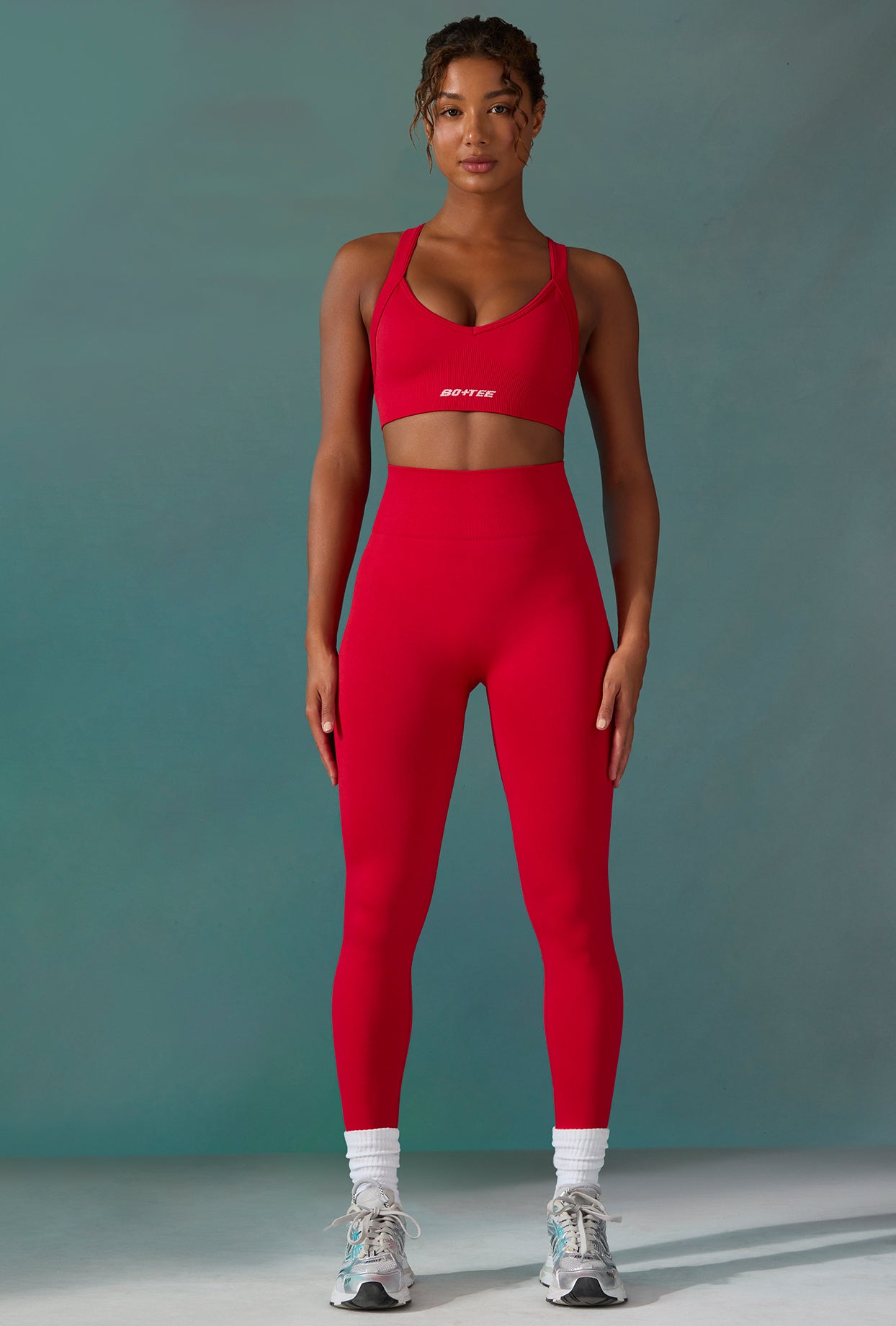 Super Sculpt Seamless Leggings in Tango Red、mySite、solidvoid