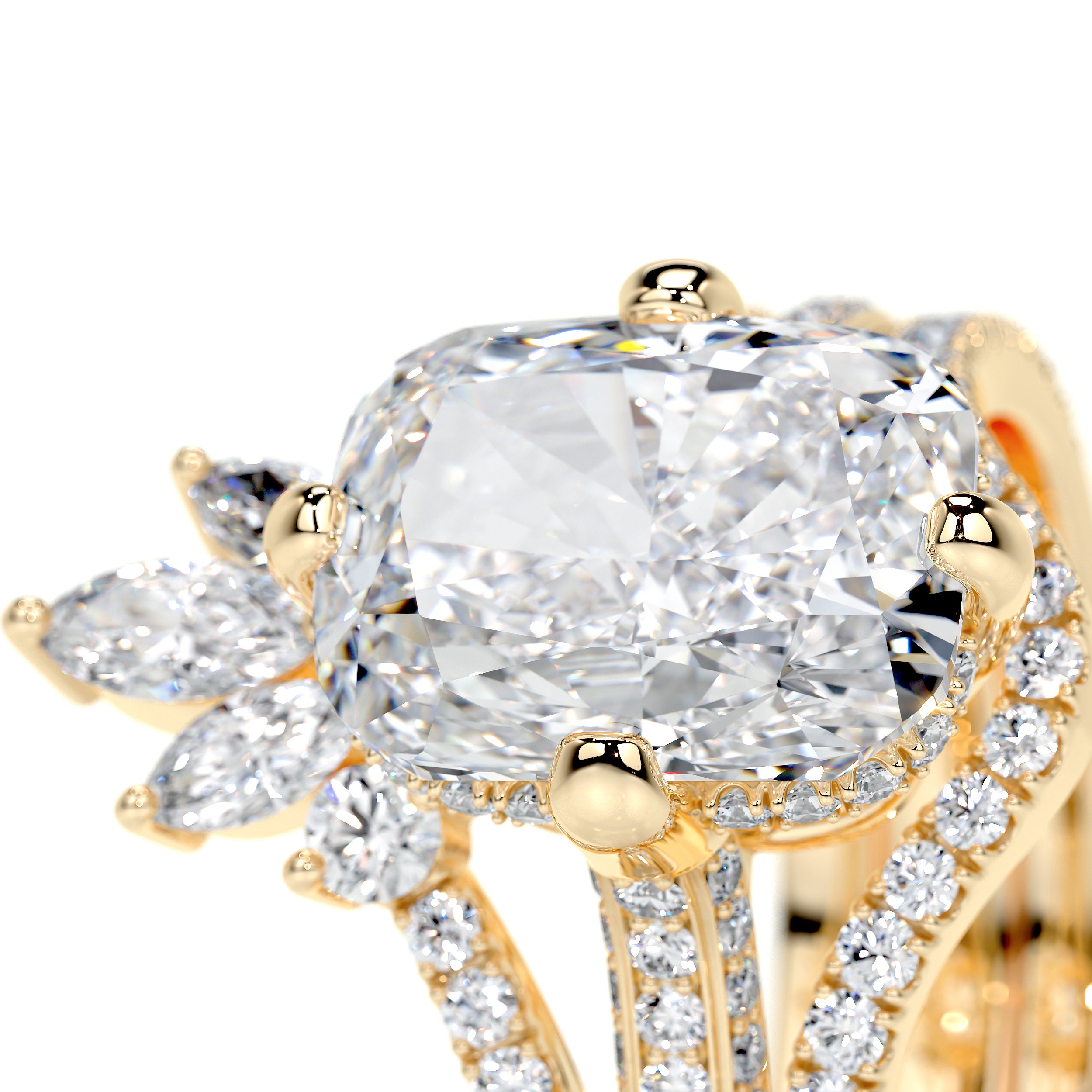 Lauren Lab Grown Diamond Bridal Set -18K Yellow Gold、mySite、hinf8tx79