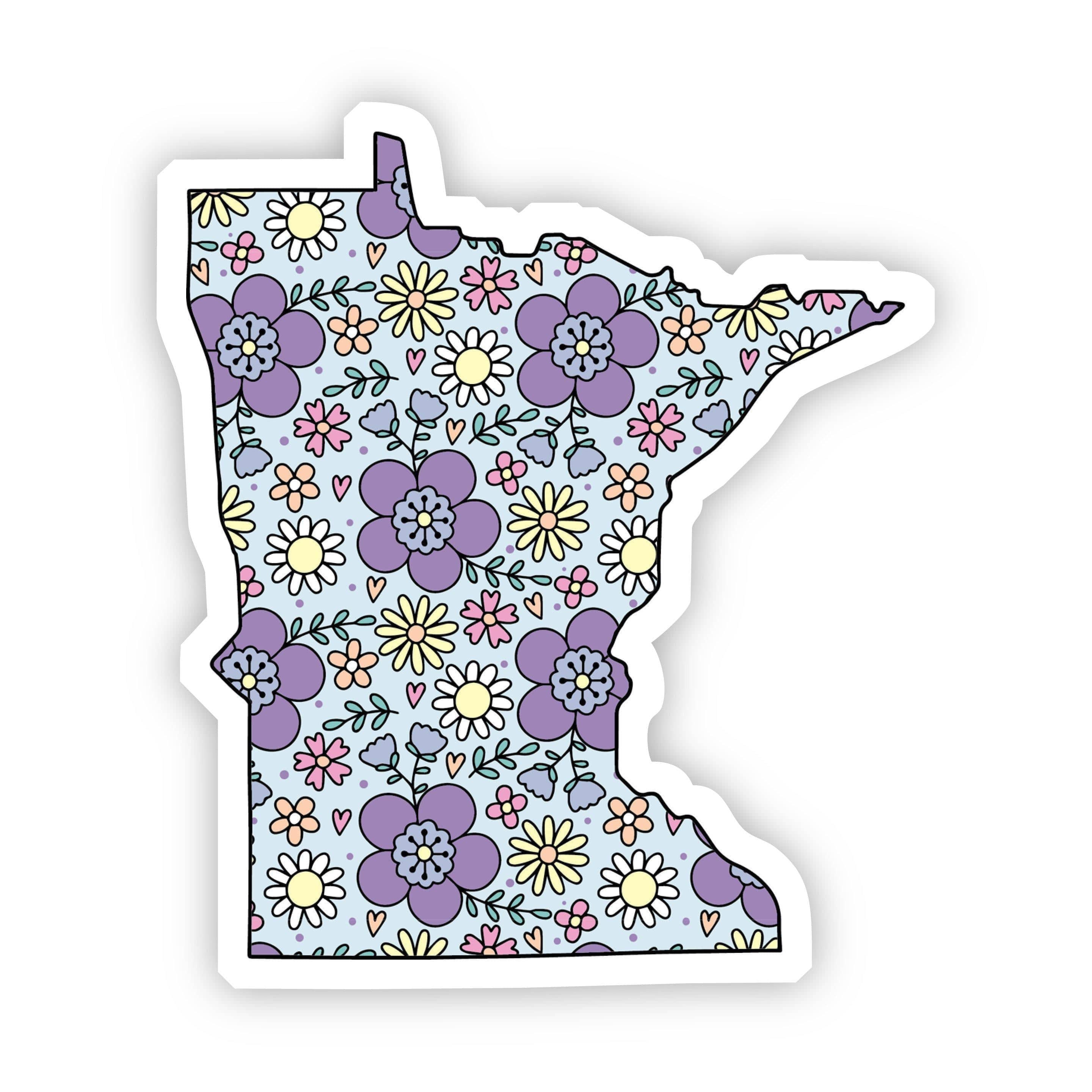  Minnesota Floral Sticker、mySite、elrpsem3k