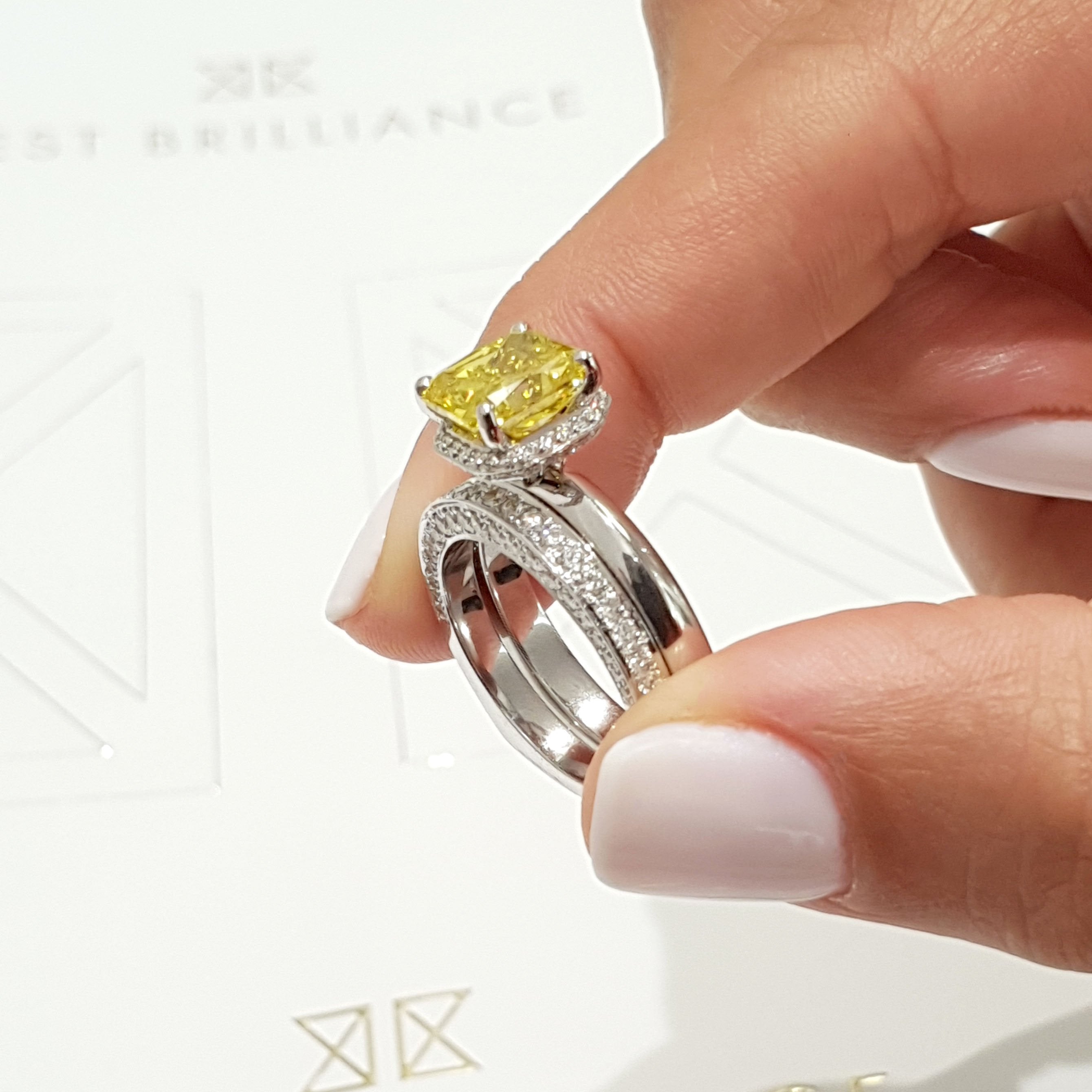 Zuri Diamond Bridal Set - 14K White Gold、mySite、hinf8tx79