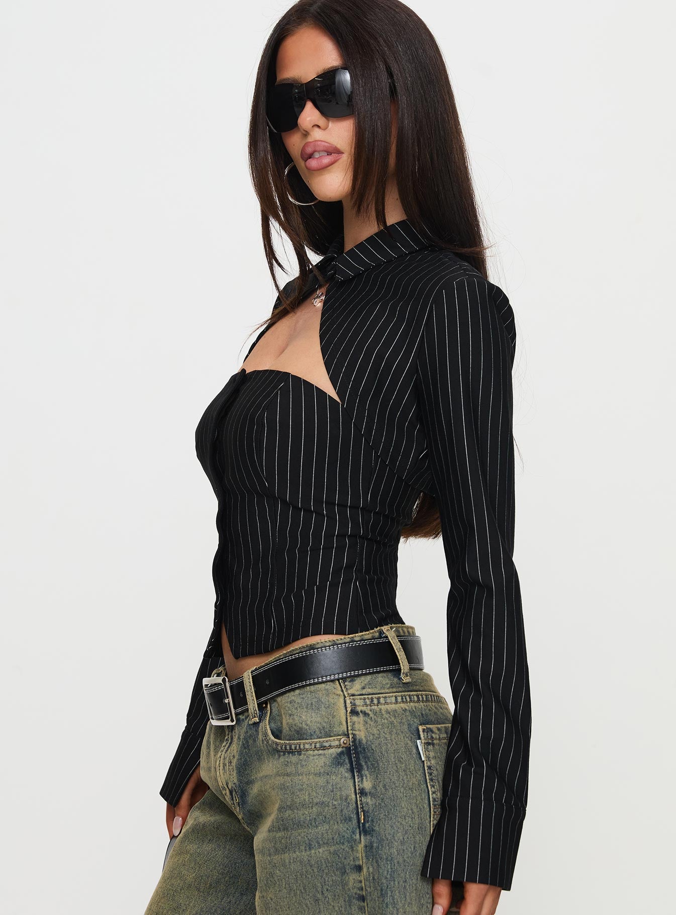 Amor Mio Two Piece Top Multi、mySite、solidvoid