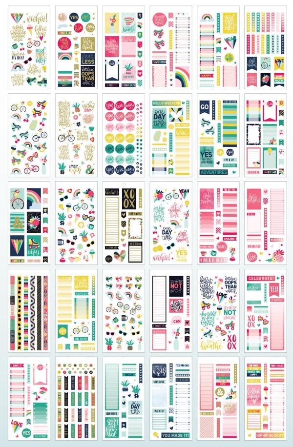  Planner Stickers Book - Inspirations、mySite、ghnorth