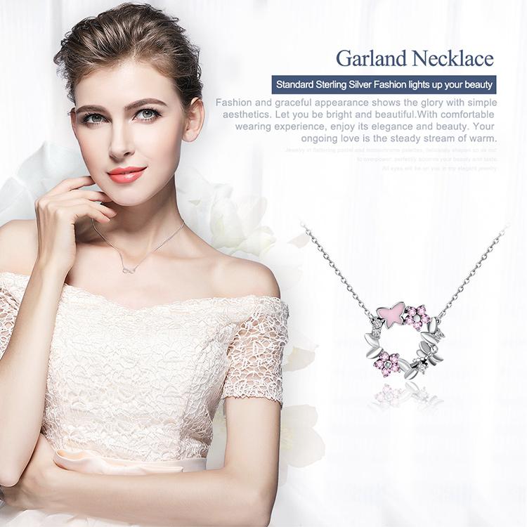 Pink Cherry Blossom Daisy Jewelry Set-Sterling Silver-Pretty in Pink、mySite、g9winljtr