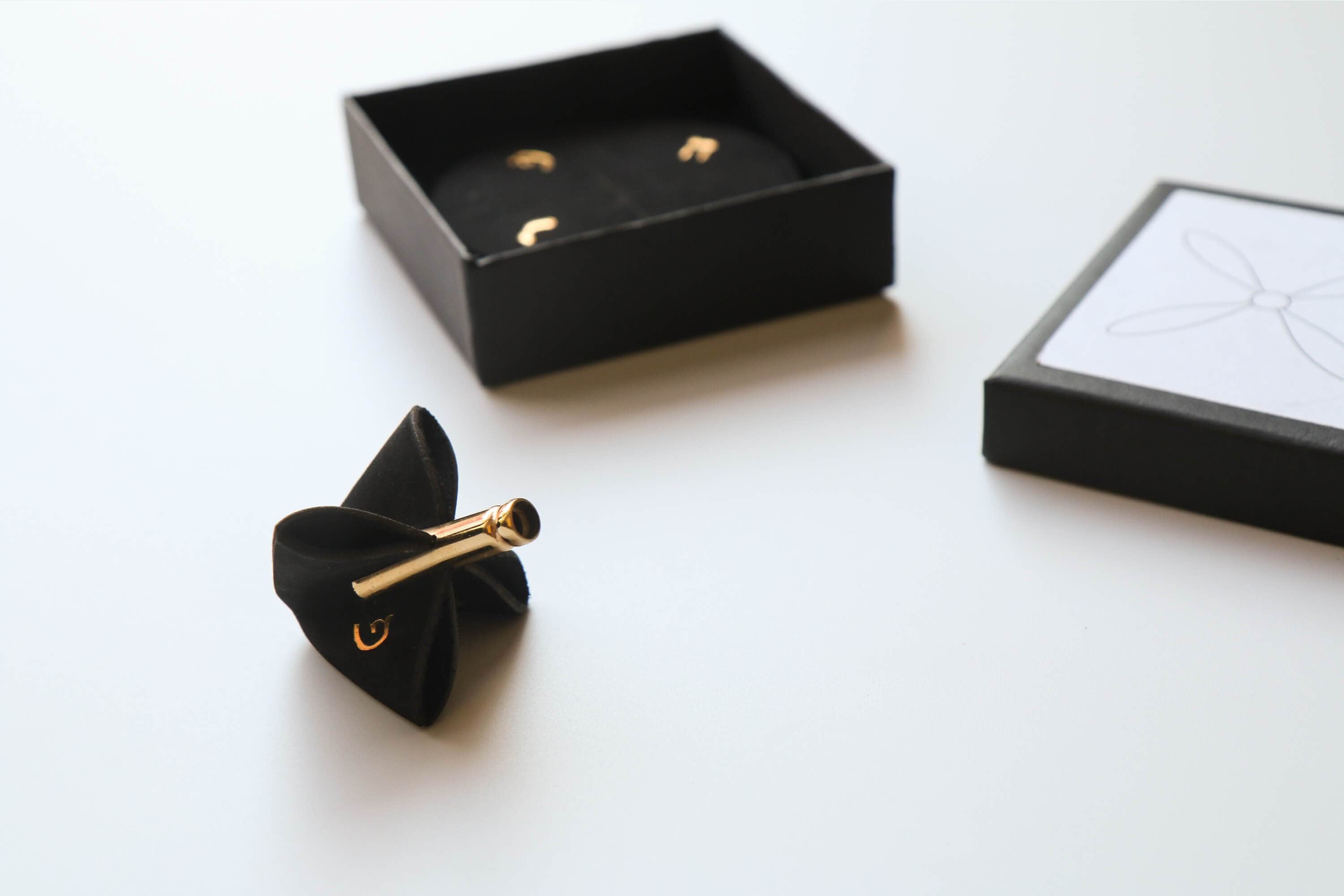 Leather and Gold Dreidel by JUDA TLV、mySite、topwebapps