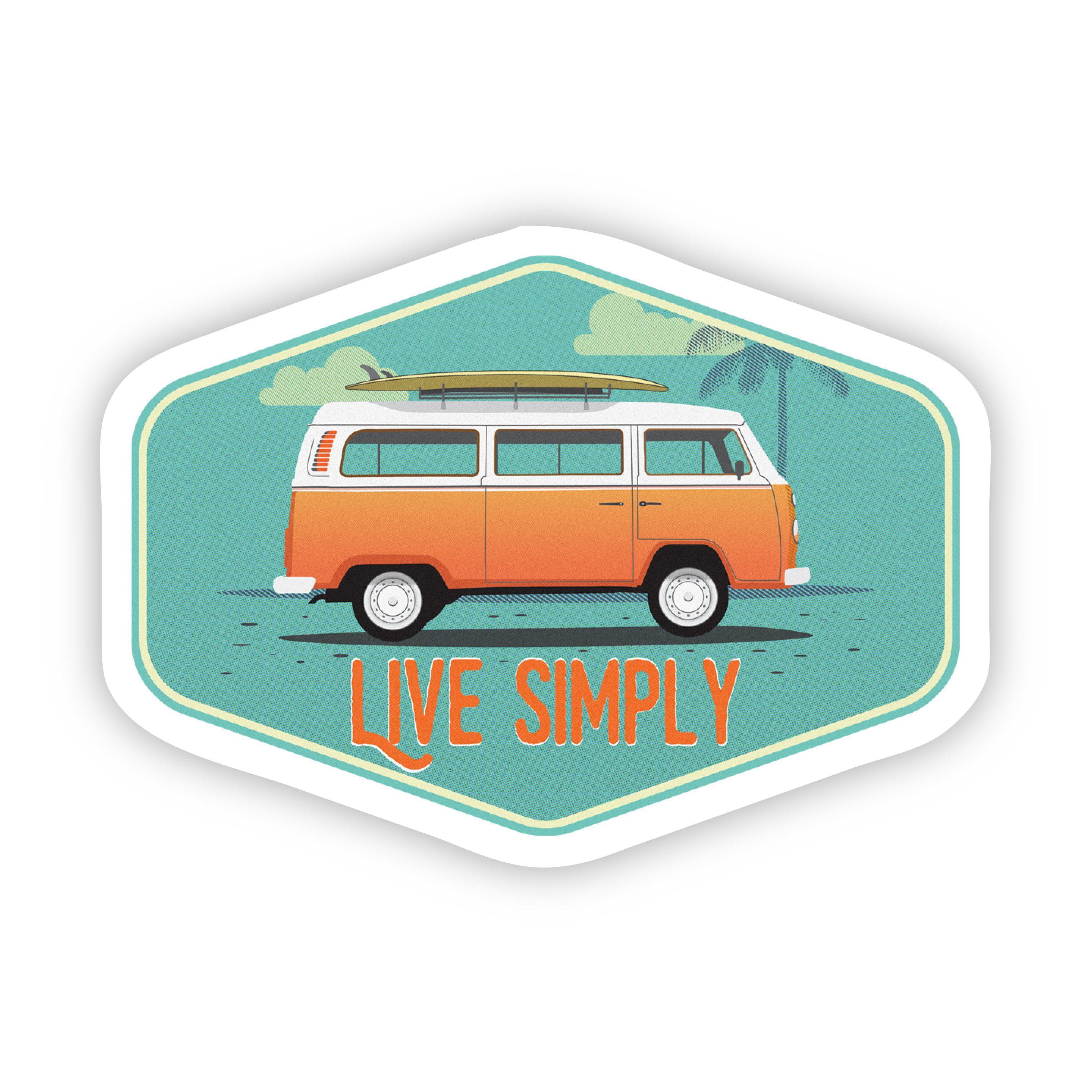  Live Simply Van Sticker、mySite、elrpsem3k