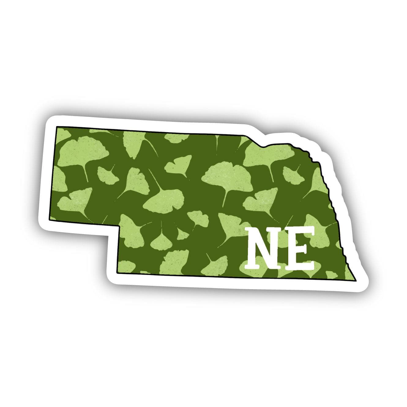  Nebraska Green Nature Sticker、mySite、elrpsem3k