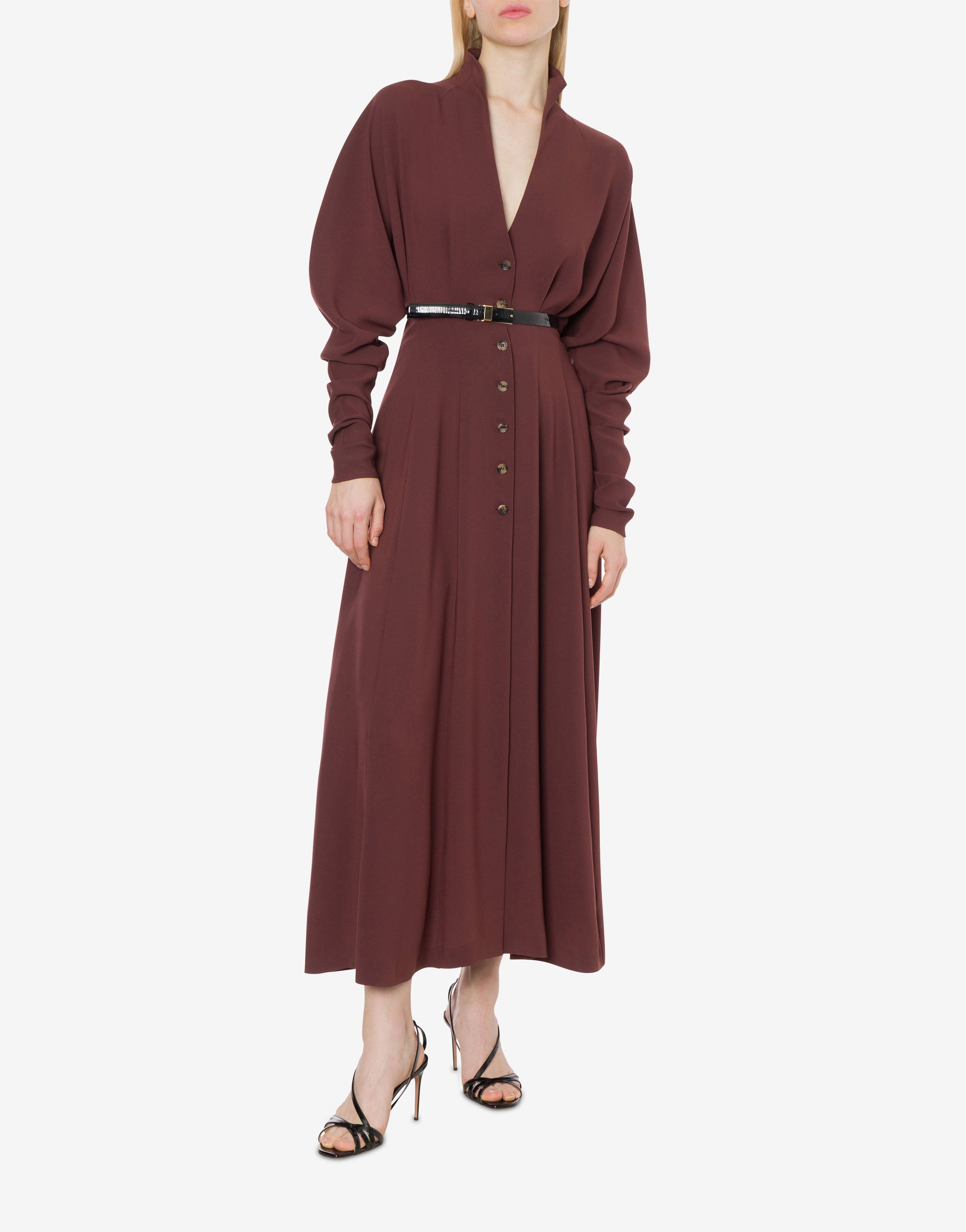 Abito chemisier in light crêpe、mySite、aoinhome