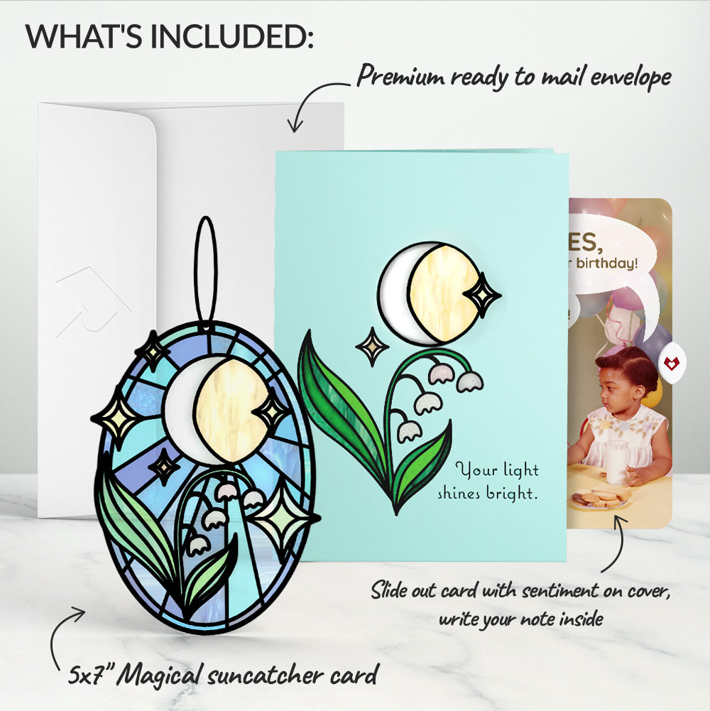 Shine Bright Twilight Bloom Birthday Suncatcher Card and Time to Party Sentiment Set、mySite、solidvoid