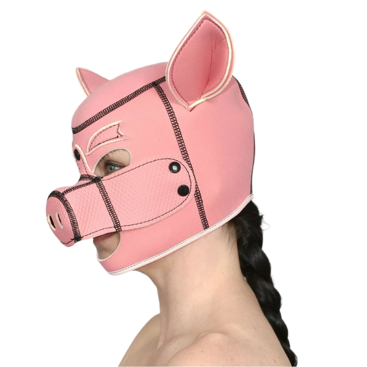 Rimba Neoprene Pig Mask | BDSM Unisex | Fetish | Pink、mySite、bottomscart