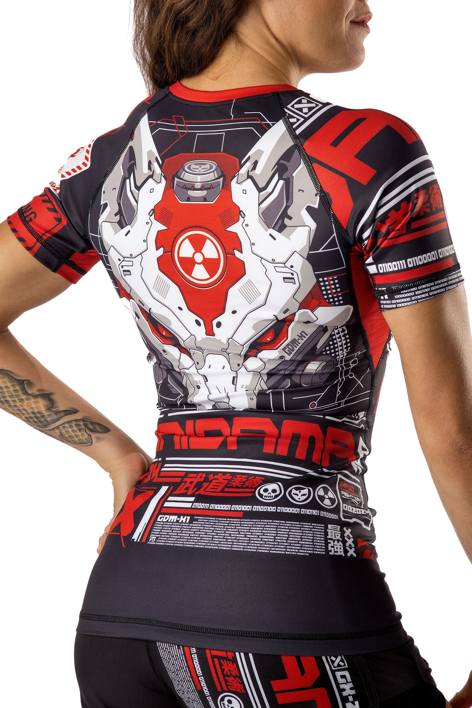 Women's Cyber Fox Jiu Jitsu Rashguard - Short Sleeve、mySite、gigharbornorthrealestate