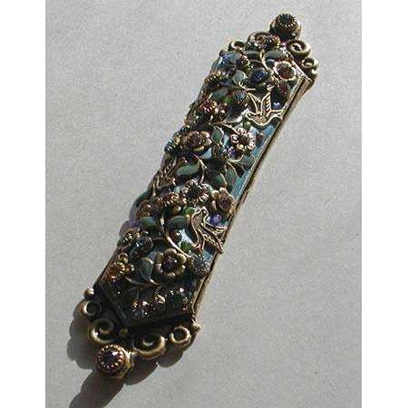 Michal Golan Enamal and Swarovski Crystal Mezuzah、mySite、topwebapps