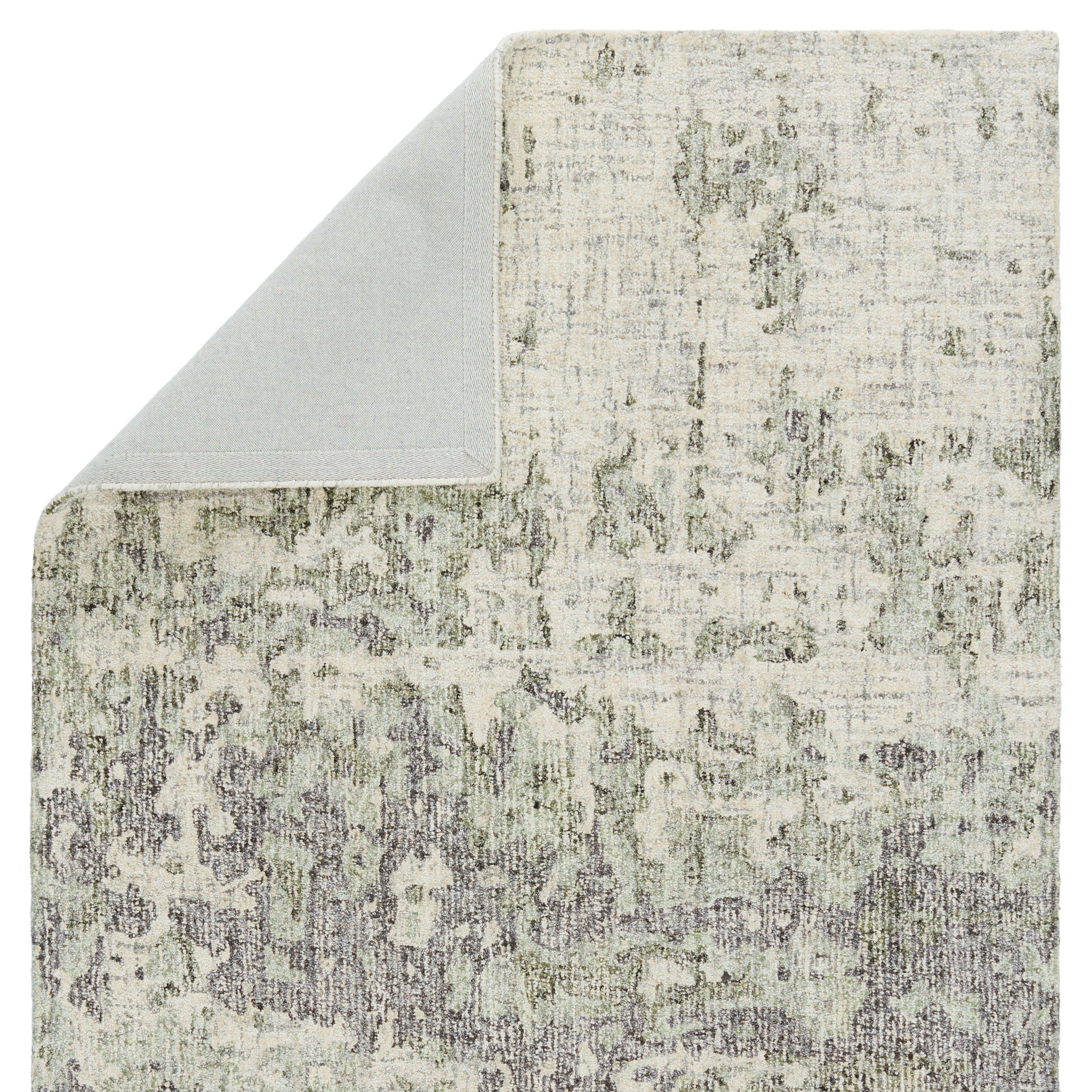 Absolon Handmade Abstract Taupe Green Area Rug、mySite、gigharbornorthrealestate